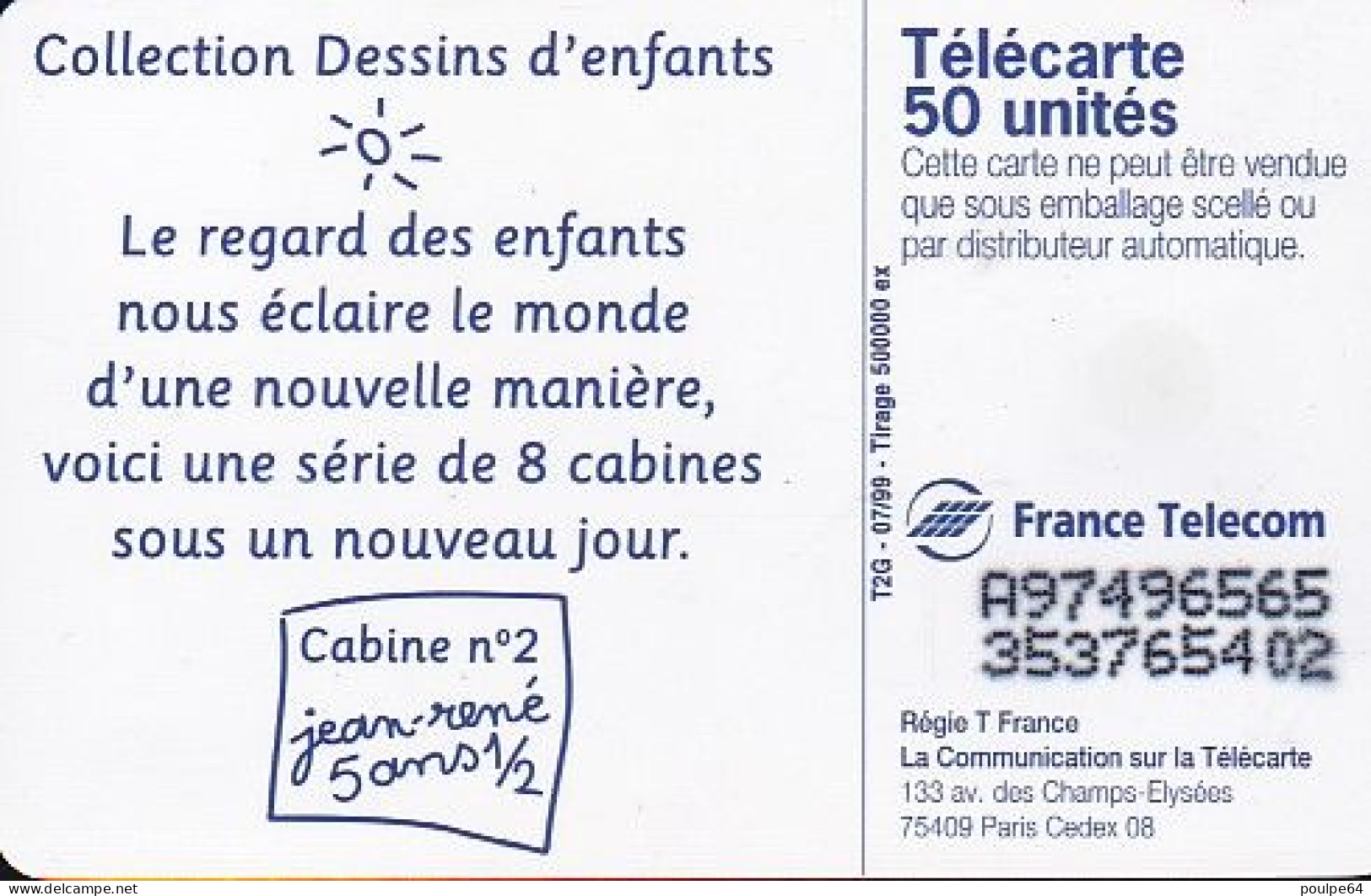 F991  07/1999 - CABINE JEAN-RENÉ - 50 SO3 - 1999