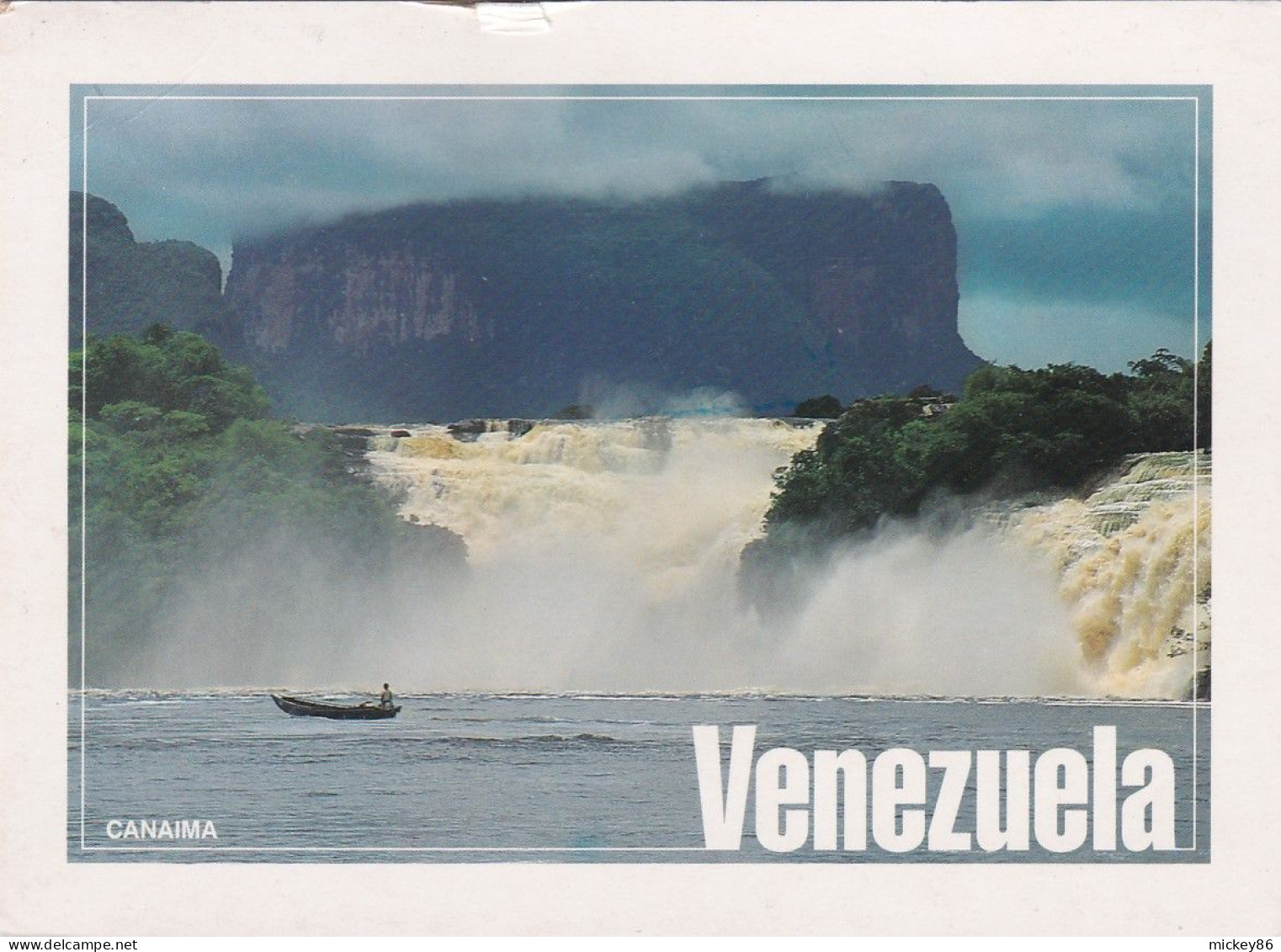 VENEZUELA--1998-- CANAIMA --Hacha Falls .........beau Timbre Et Cachet........................à Saisir - Venezuela