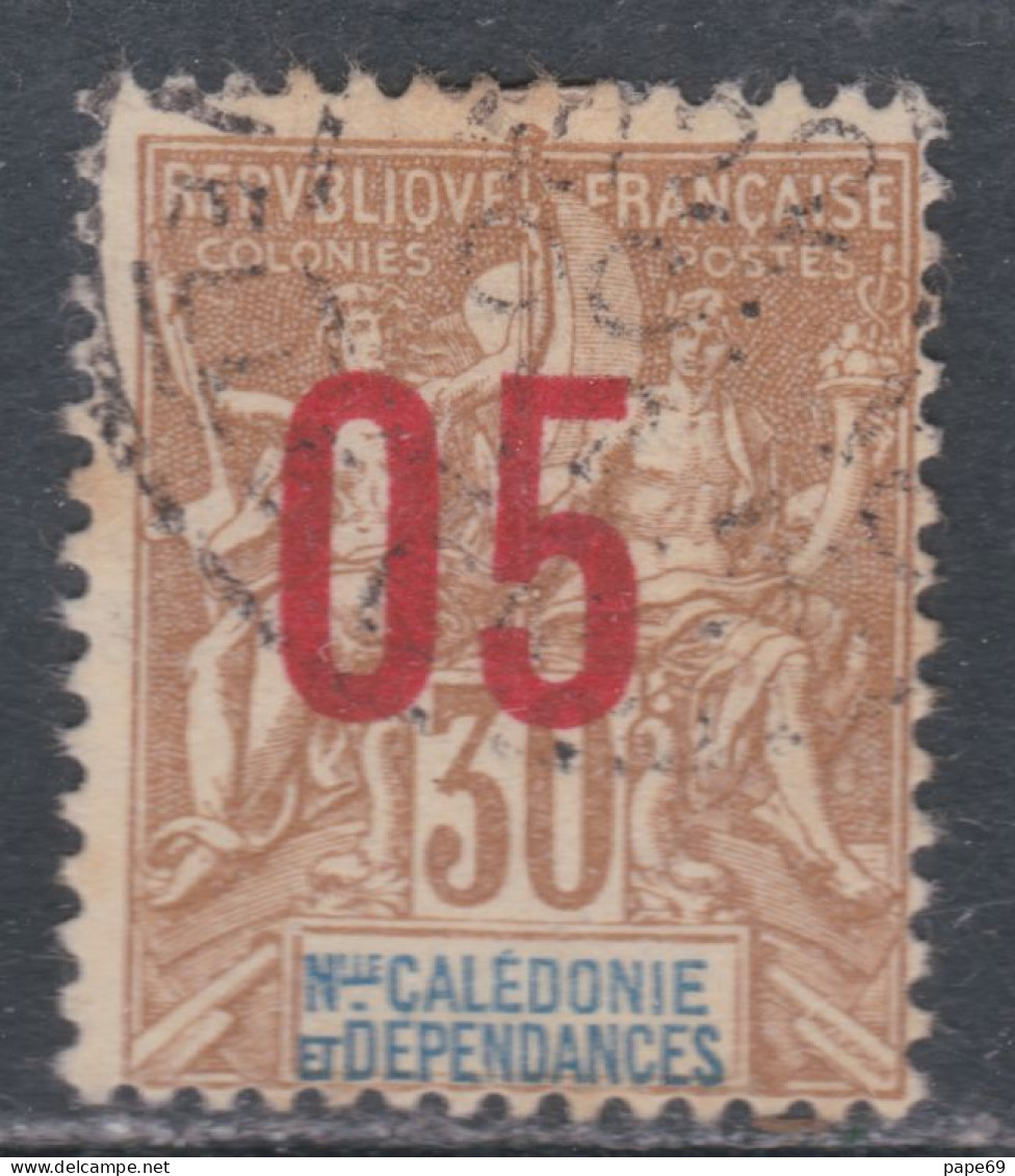 Nlle Calédonie N° 107 O Partie Série : Type Groupe Surchargés : 05 Sur 30 C , Oblitéré,  TB - Usados