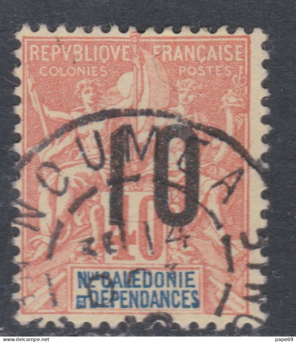 Nlle Calédonie N° 108 O Partie Série : Type Groupe Surchargés : 10 Sur 40 C , Oblitéré,  TB - Used Stamps