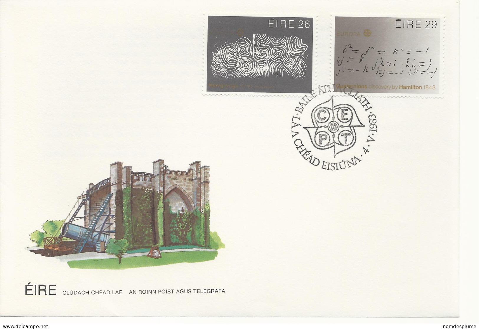 25062 ) Ireland First Day Cover FDC 1983 - FDC