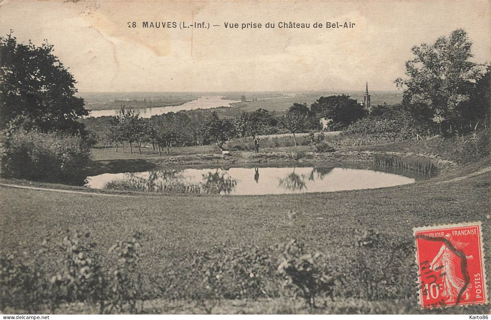 Mauves * Vue Prise Du Château De Bel Air - Mauves-sur-Loire