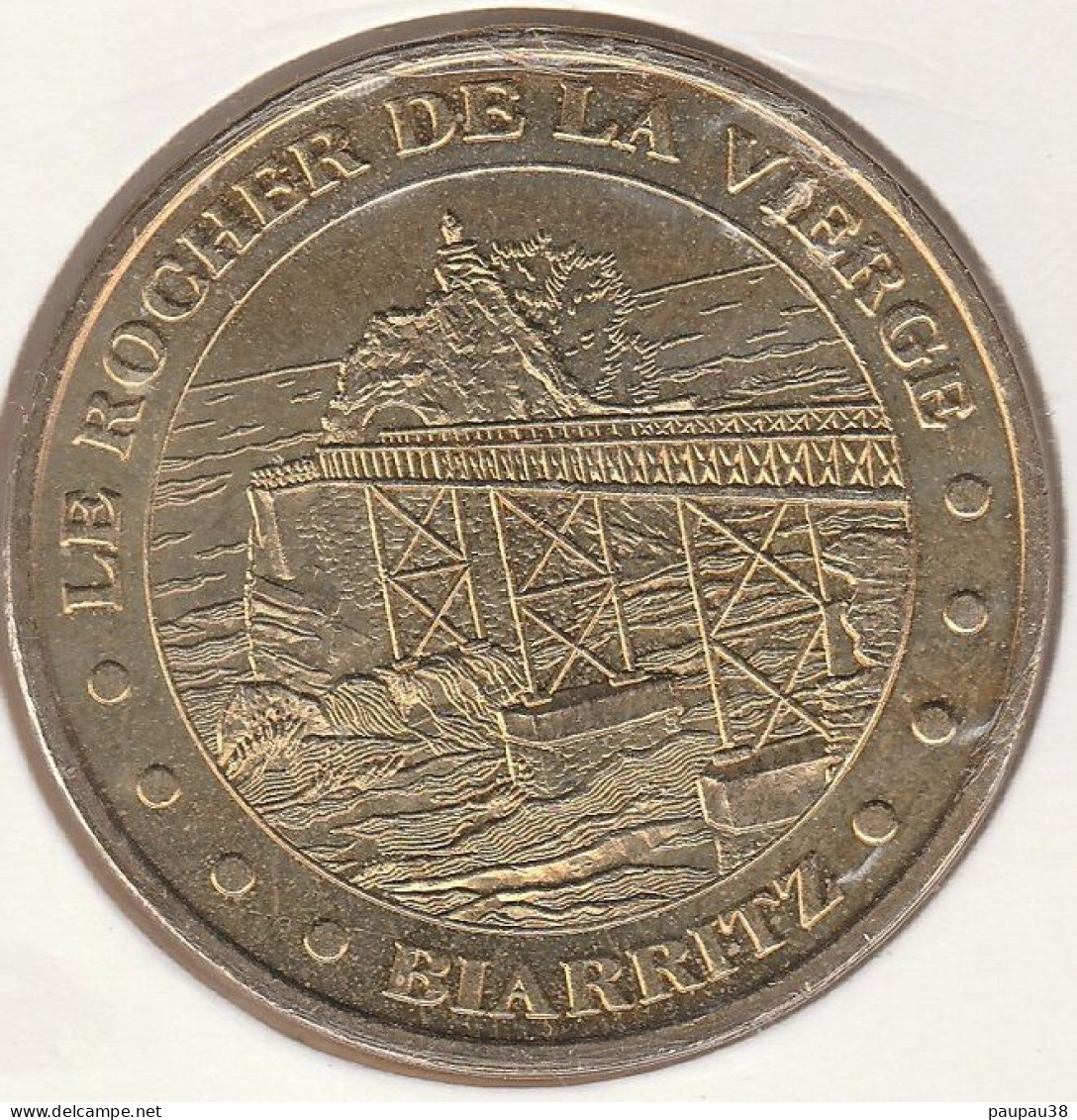 MONNAIE DE PARIS 2005 - 64 BIARRITZ Musée De La Mer - Le Rocher De La Vierge - 2005