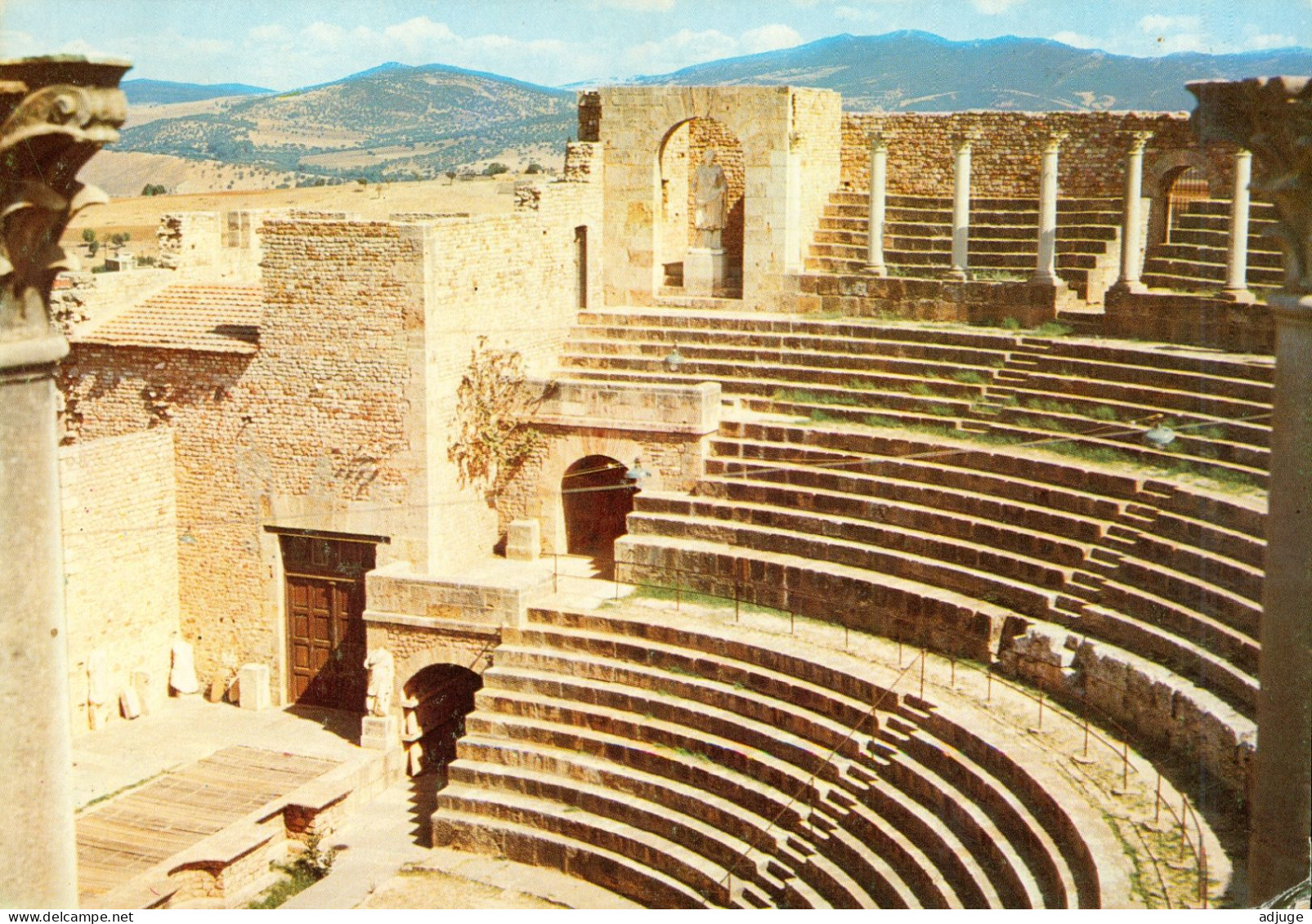 CPM-Algérie - GUELMA - Le Théâtre Romain *2 Scans - Guelma