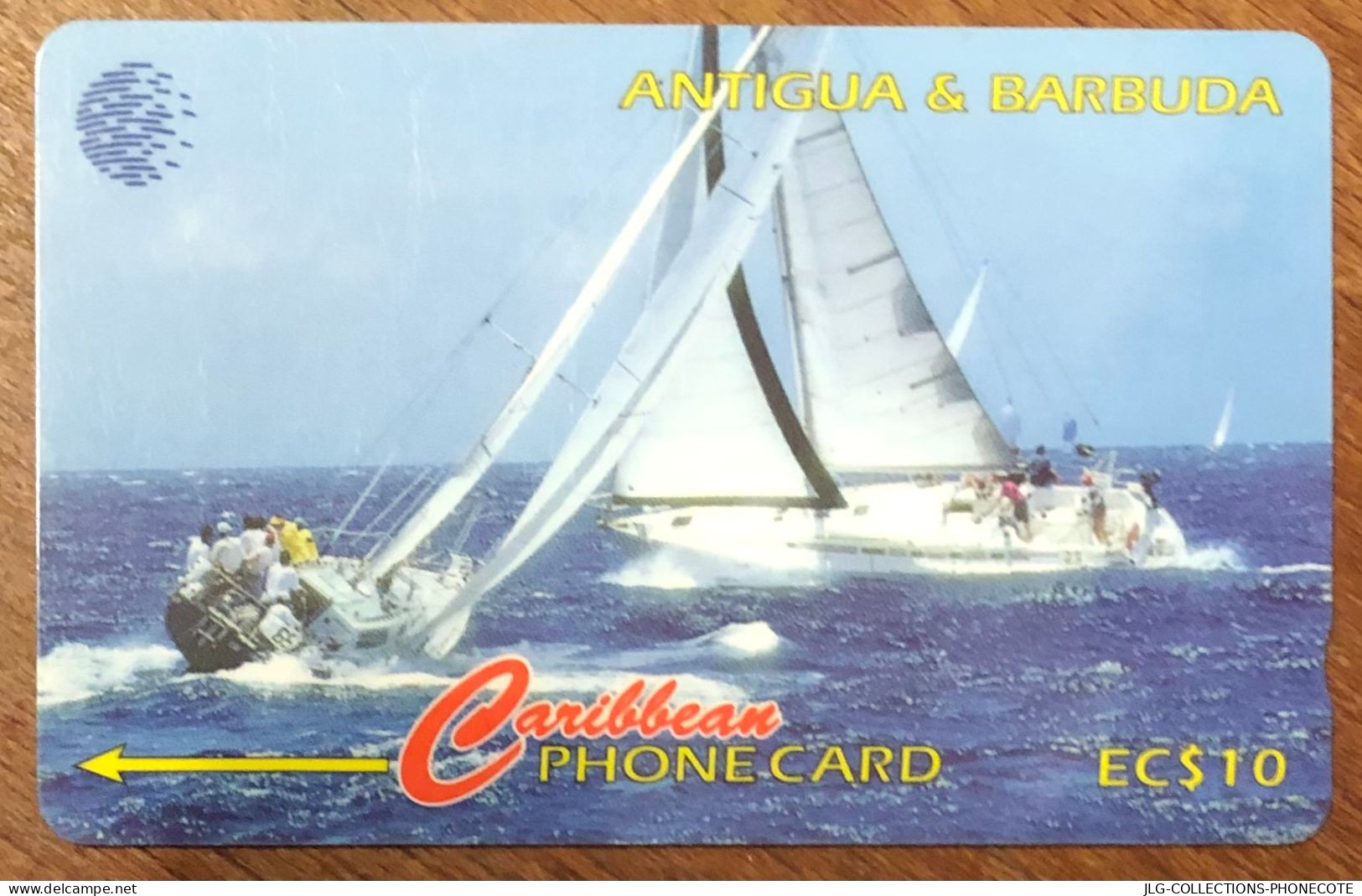 ANTIGUA & BARBUDA SAILING WEEK 1997 EC$ 10 CARIBBEAN CABLE & WIRELESS SCHEDA PREPAID TELECARTE TELEFONKARTE PHONECARD - Antigua And Barbuda