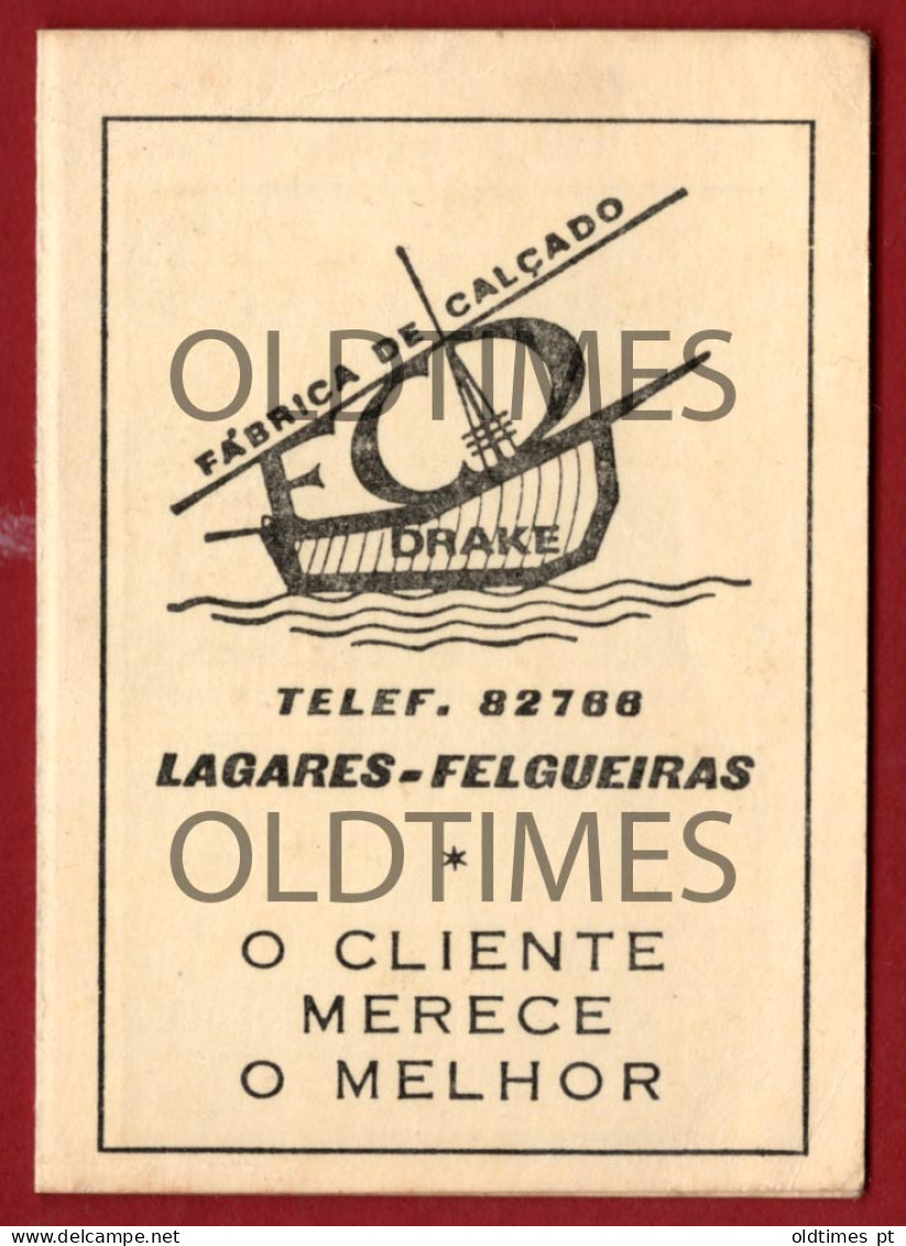 PORTUGAL - FELGUEIRAS - LAGARES - FÁBRICADE CALÇADO " DRAKE " - 1979 CALENDÁRIO - Tamaño Grande : 1971-80