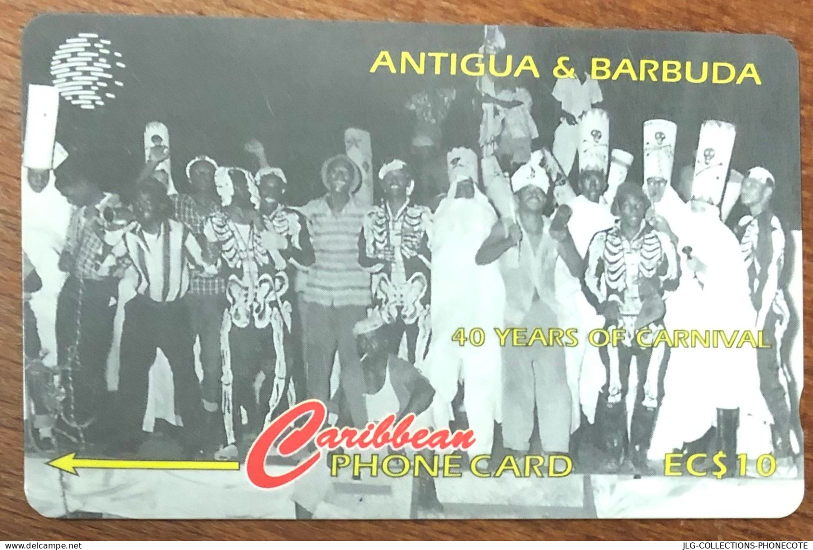 ANTIGUA & BARBUDA CARNIVAL EC$ 10 CARIBBEAN CABLE & WIRELESS SCHEDA PREPAID TELECARTE TELEFONKARTE PHONECARD - Antigua En Barbuda
