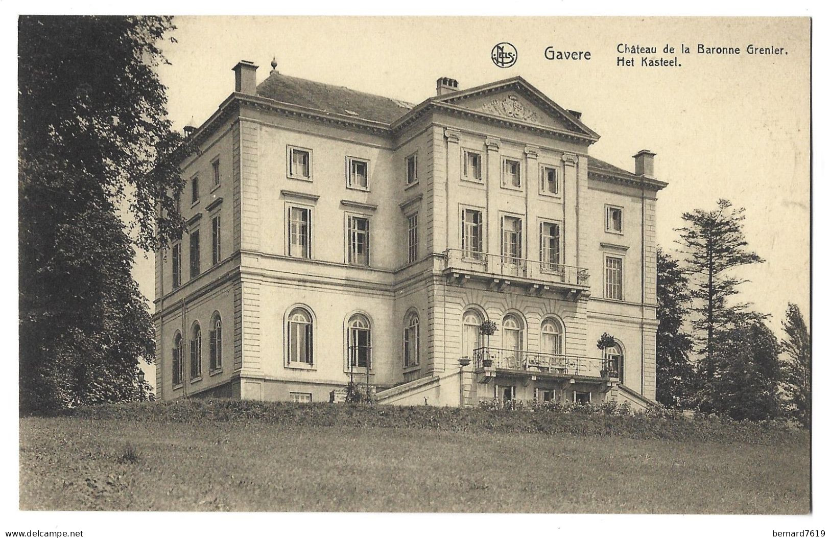 Belgique  -  Gavere -  Chateau   De La Baronne Granier - Gavere