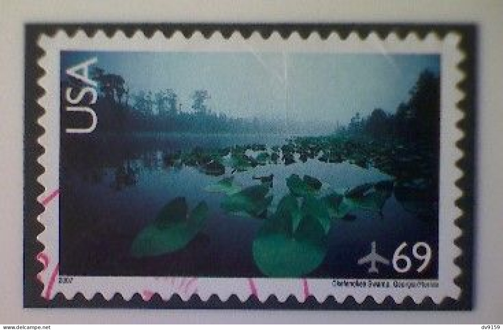 United States, Scott #C142, Used(o), 2007, Scenic American Landscapes Series: Okenfenoke Swamp, 69¢ - 3a. 1961-… Gebraucht