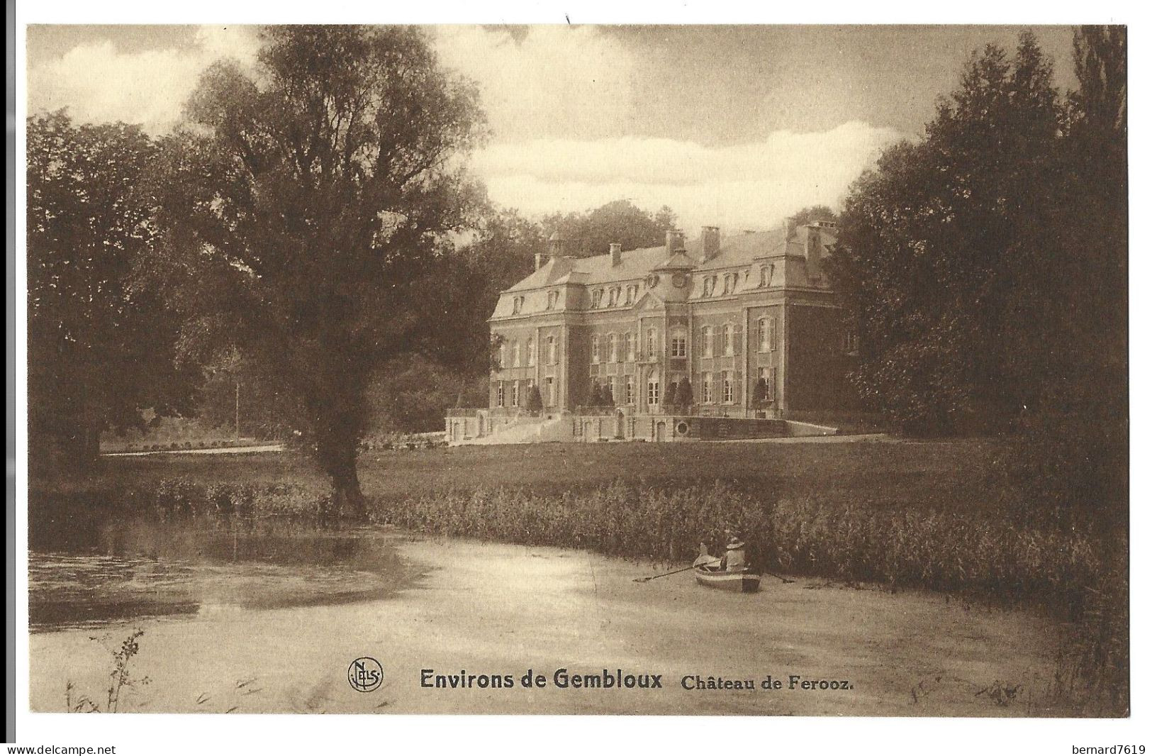 Belgique  -  Gembloux    -  Environs - Chateau De Ferooz  -  Baronf  Van Den Straeten   Solvay - Gembloux