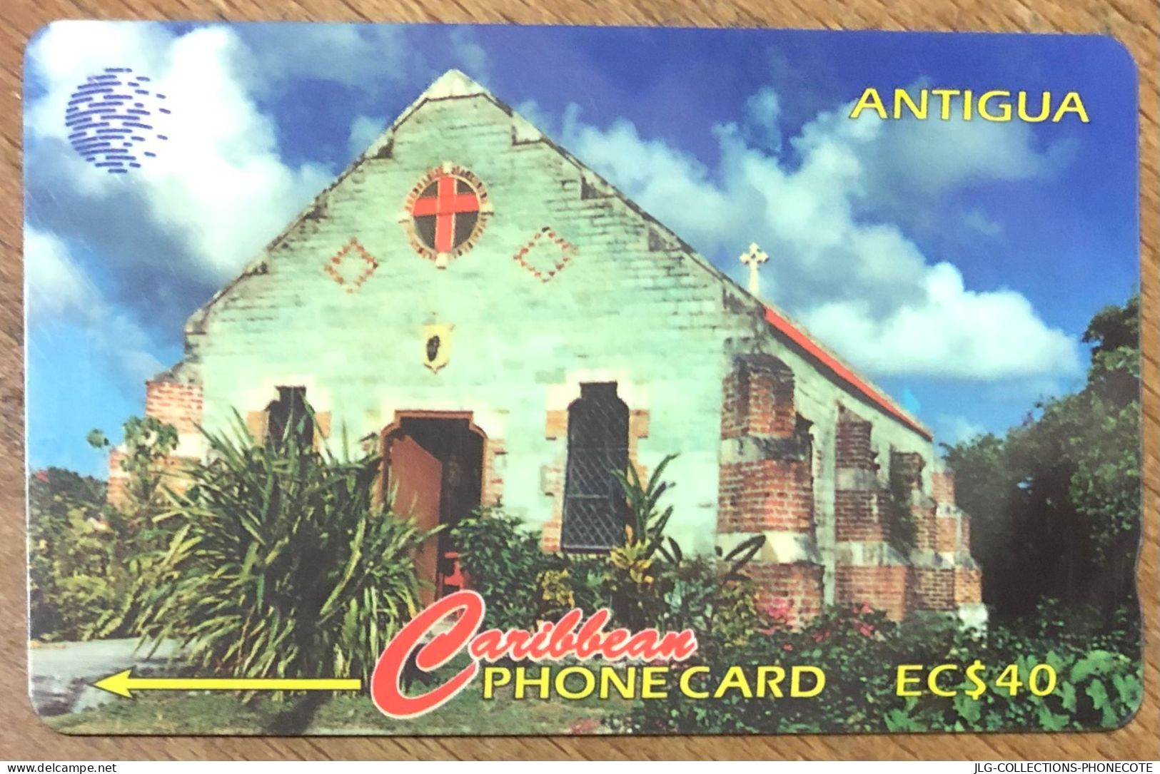 ANTIGUA ST BARNABUS ANGLICAN EC$ 40 CARIBBEAN CABLE & WIRELESS SCHEDA PREPAID TELECARTE TELEFONKARTE PHONECARD - Antigua Et Barbuda