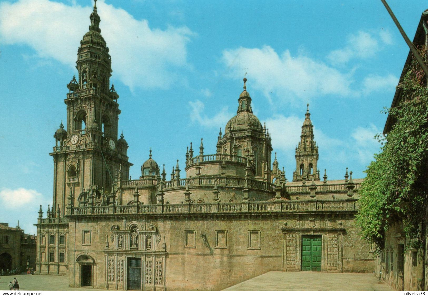 SANTIAGO DE COMPOSTELA - Plaza De La Quintana - Catedral. Exterior Barroco - Santiago De Compostela