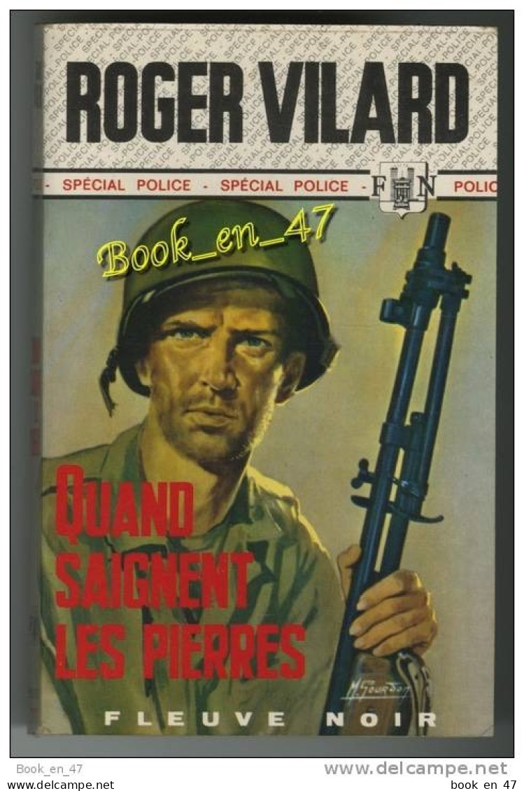 {16174}  Roger Vilard ; Spécial Police N°777. EO 1970.     " Quand Saignent Les Pierres "    " En Baisse " - Fleuve Noir