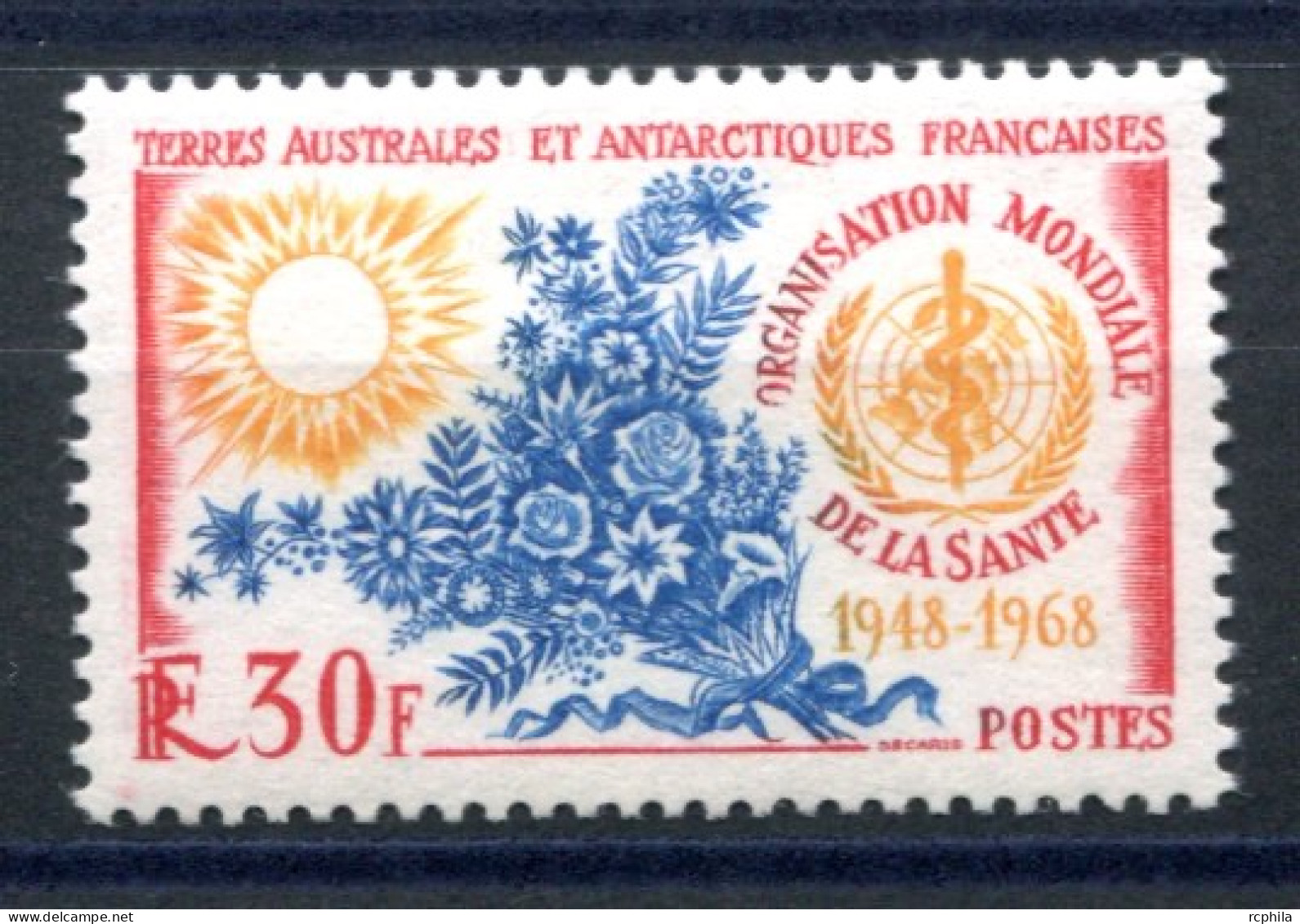 RC 26478 TAAF COTE 170€ N° 26 ORGANISATION MONDIALE DE LA SANTÉ NEUF ** MNH TB - Ongebruikt