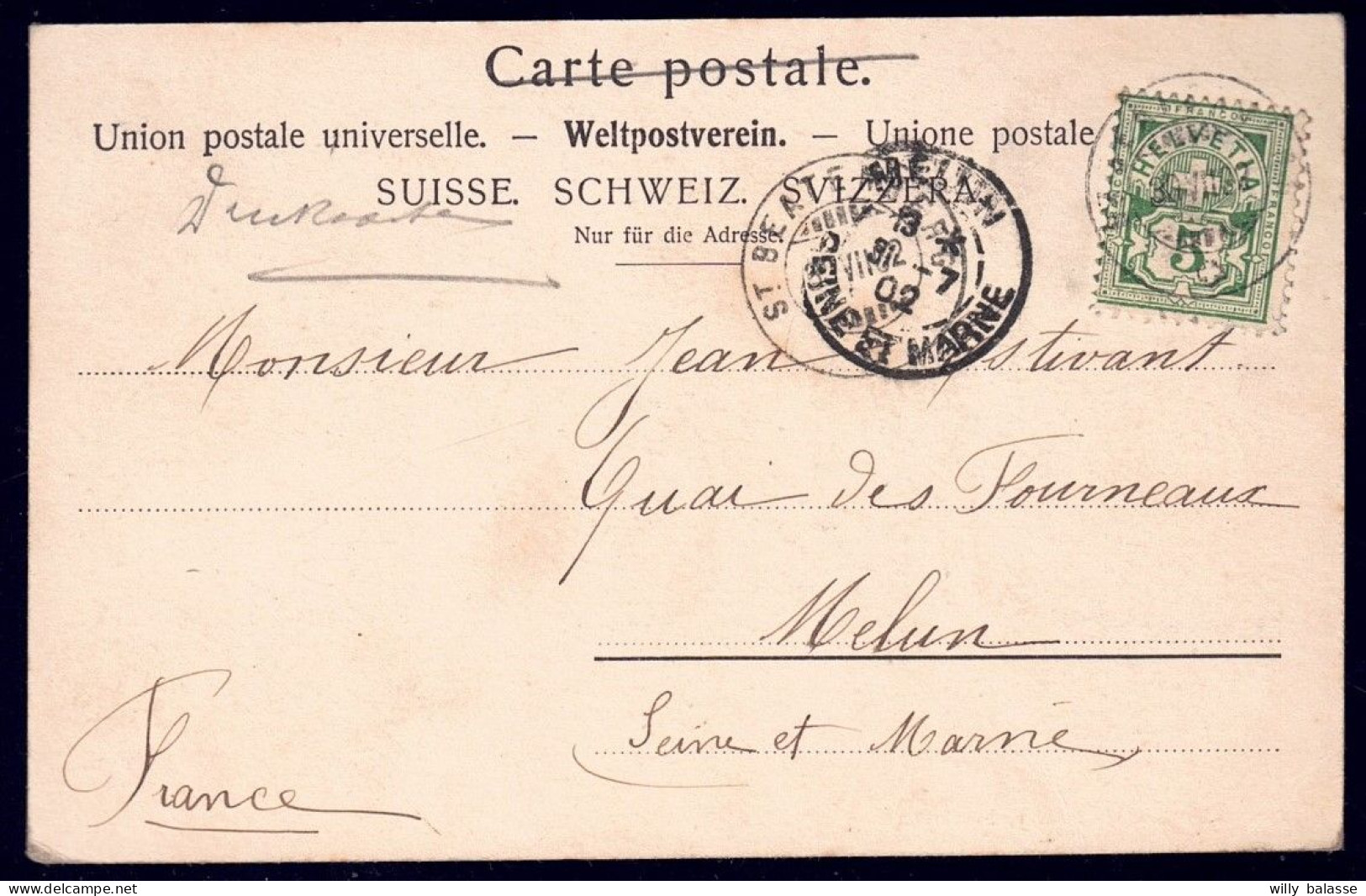 +++ CPA - Suisse - SPIEZ - 1902  // - Frutigen