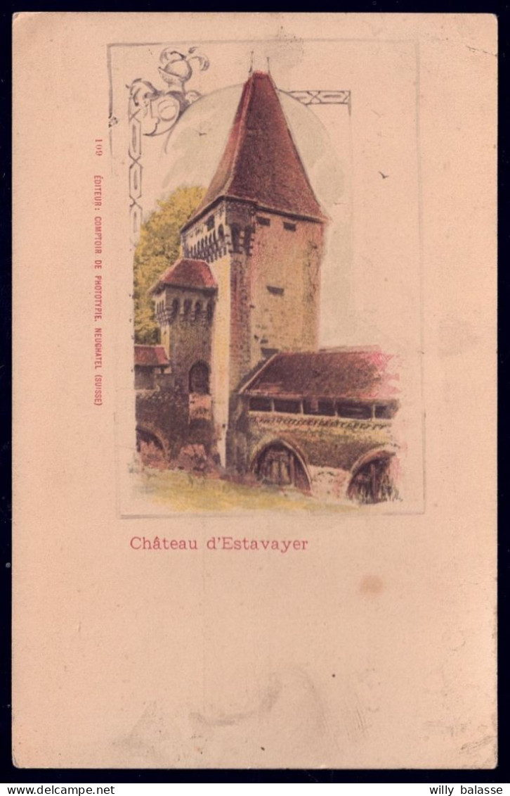 +++ CPA - Suisse - Château D' ESTAVAYER  // - Estavayer