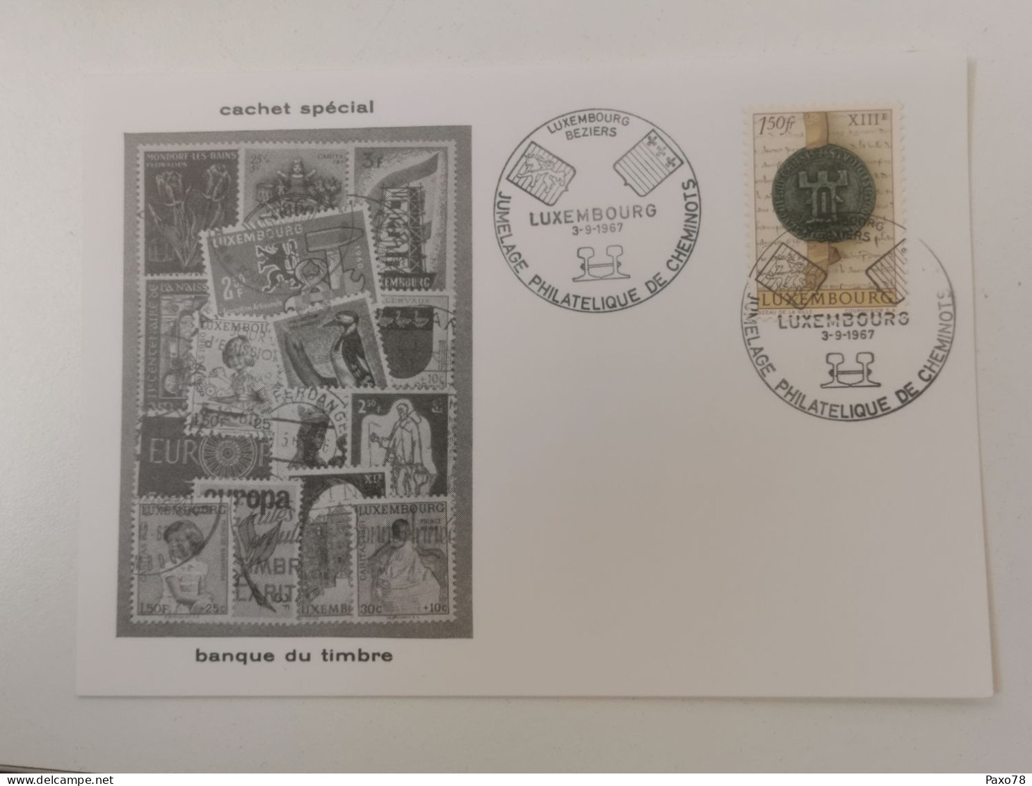 Cachet Spécial 1967, Jumelage Philatélique - Commemoration Cards