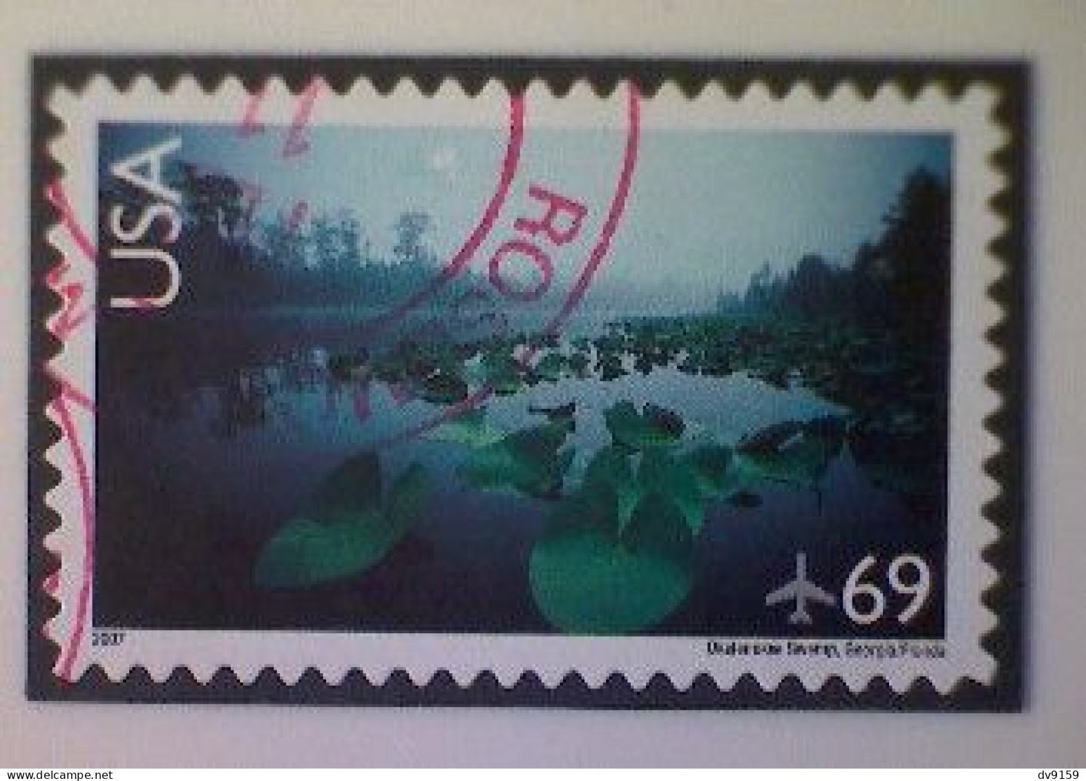 United States, Scott #C142, Used(o), 2007, Scenic American Landscapes Series: Okenfenoke Swamp, 69¢ - 3a. 1961-… Usados