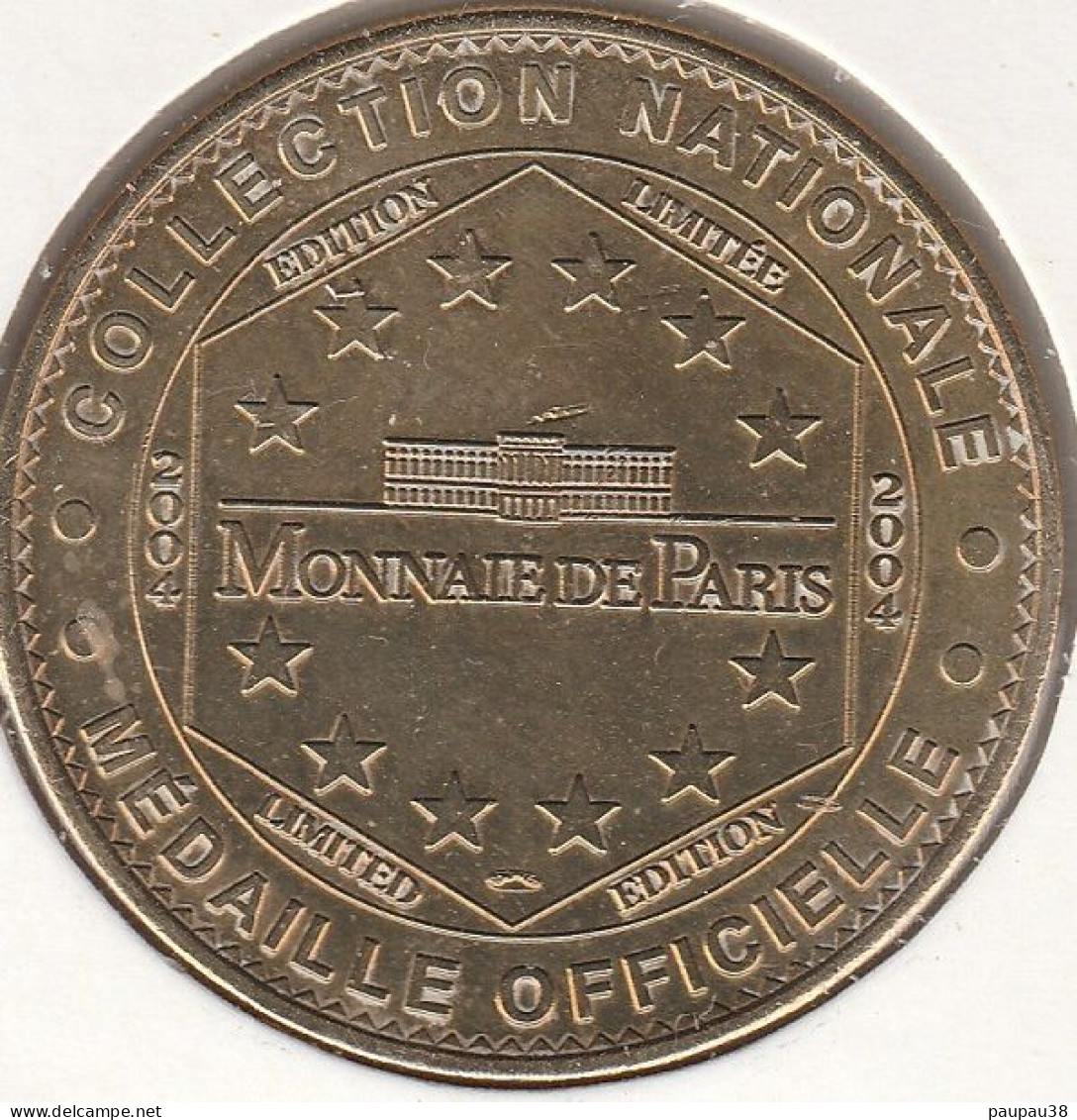 MONNAIE DE PARIS 2004 - 75 PARIS Monnaie De Paris - L'Euro, 1ère Médaille Des Classeurs - 2004