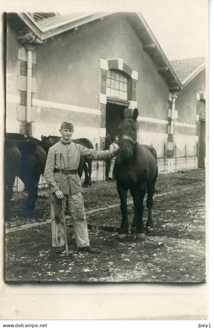 Photo 8/13 Militaire Avec Cheval - Anonymous Persons
