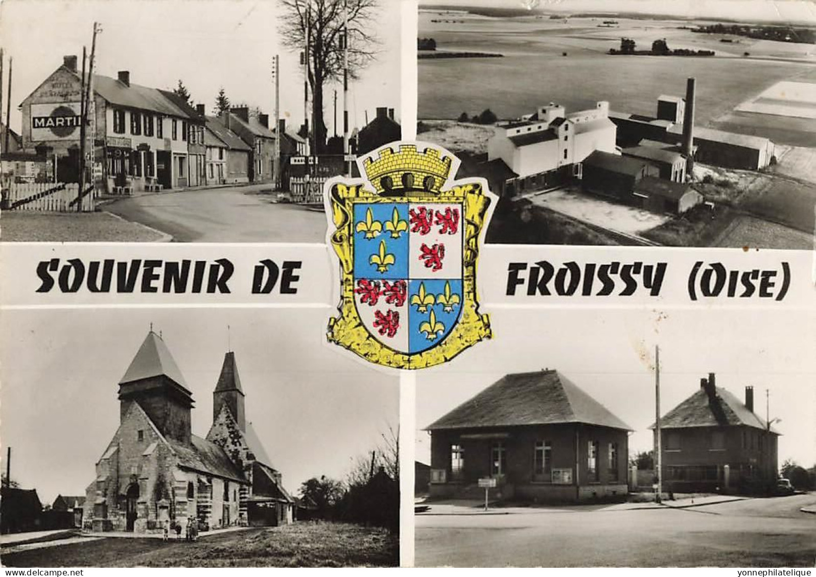 60 - OISE - FROISSY - CPSM Souvenir De - Blason De La Ville Multi Vues - 11523 - Froissy