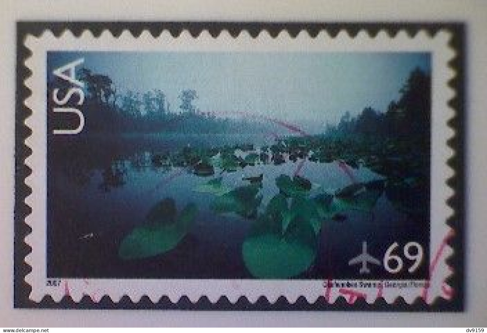 United States, Scott #C142, Used(o), 2007, Scenic American Landscapes Series: Okenfenoke Swamp, 69¢ - 3a. 1961-… Gebraucht