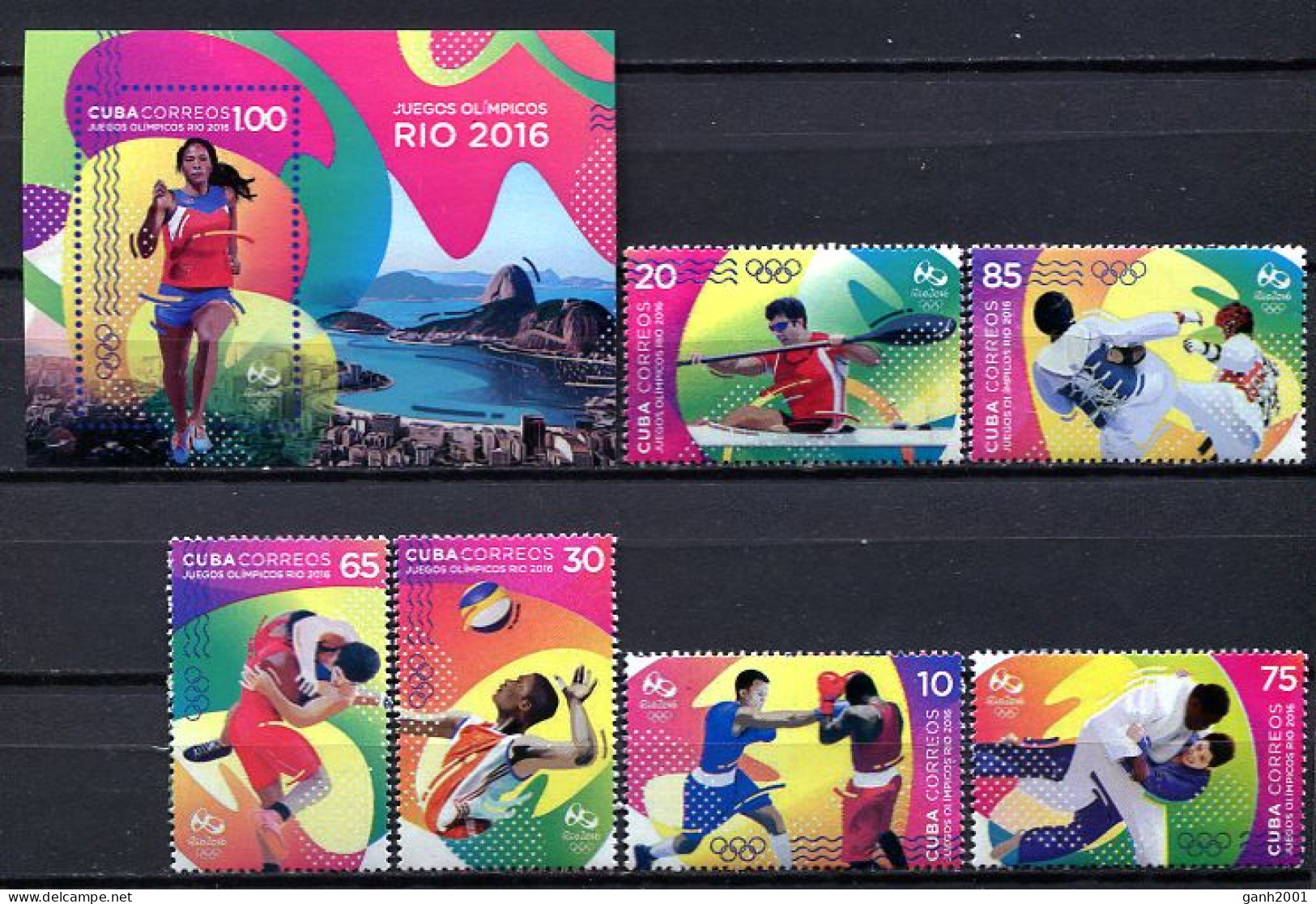 Cuba 2016 / Olympic Games Rio De Janeiro MNH Juegos Olímpicos Olympische Spiele / Cu2700  38-45 - Sommer 2016: Rio De Janeiro