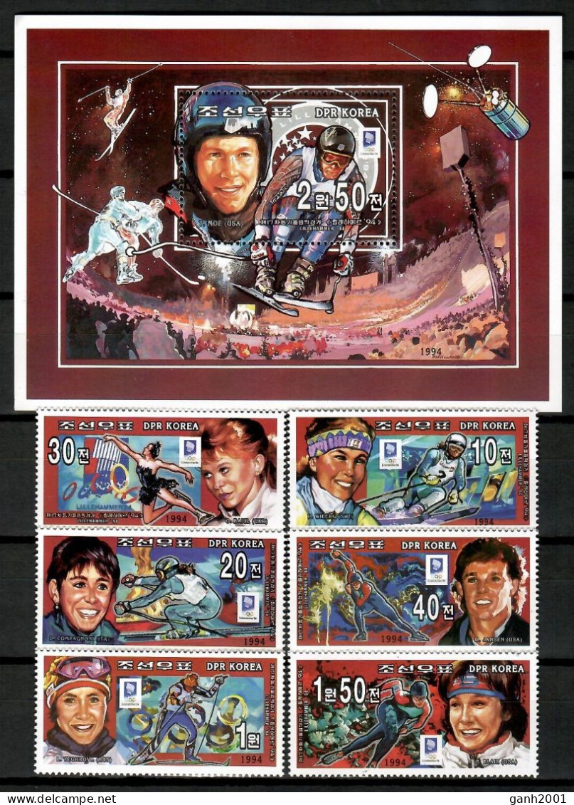 Korea 1994 Corea / Winter Olympic Games Lillehammer 1994 MNH Juegos Olímpicos De Invierno / Ht11  7-8 - Winter 1994: Lillehammer