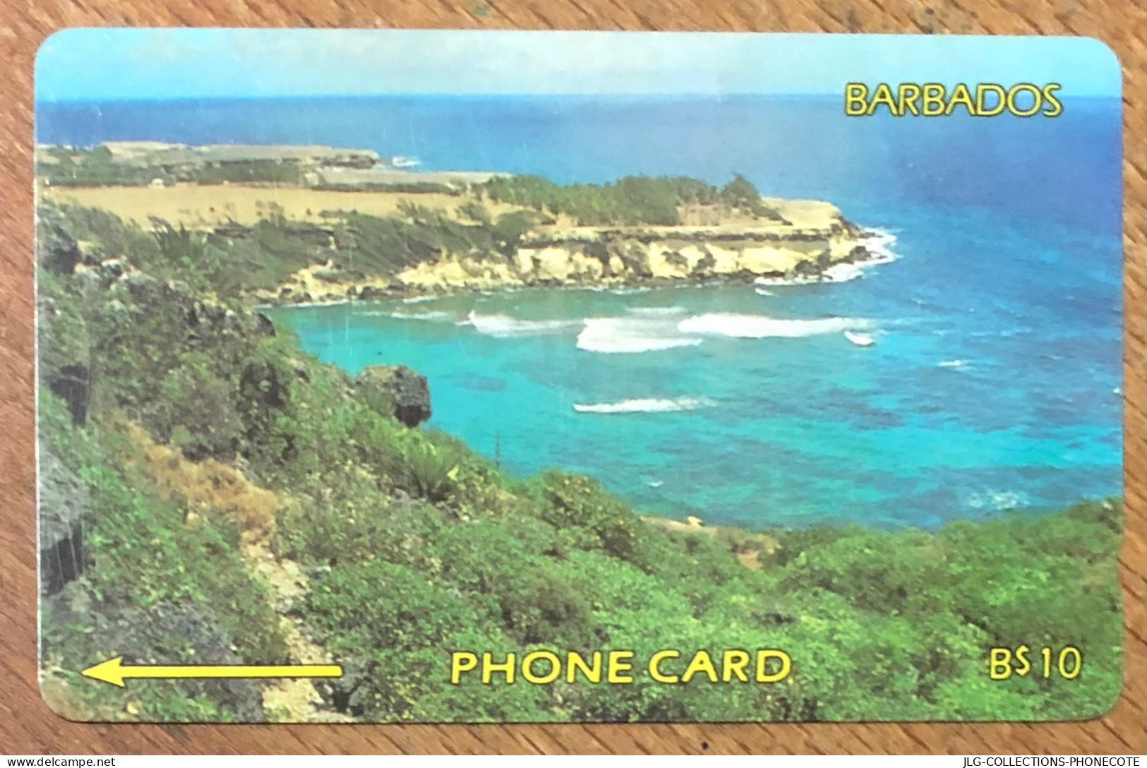 BARBADOS PAYSAGE B$ 10 CARIBBEAN CABLE & WIRELESS SCHEDA PREPAID TELECARTE TELEFONKARTE PHONECARD - Barbades