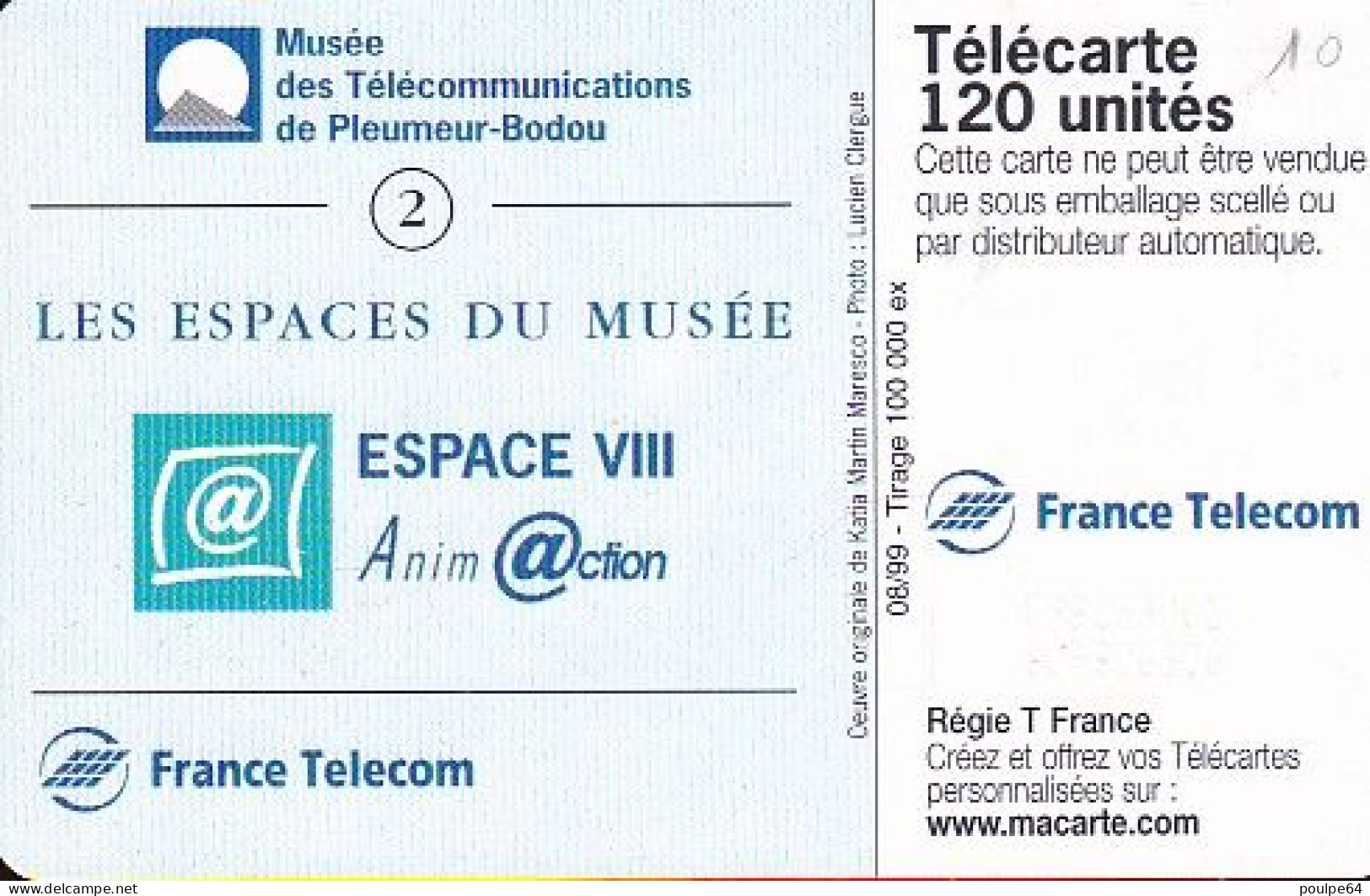 F1007  08/1999 - PLEUMEUR BODOU " Espace VIII " - 120 SC7 - 1999