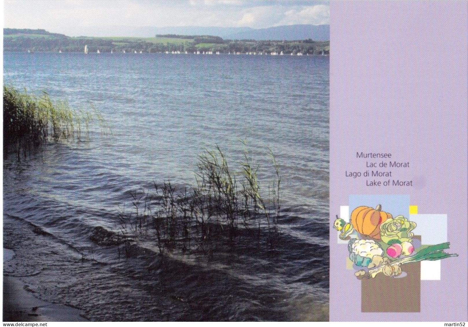 Schweiz Suisse 2002 Murtensee (Gemüse) Lac De Morat (légumes) CPI Entier / Bild-PK (ungelaufen Non Circulé) - Vegetables