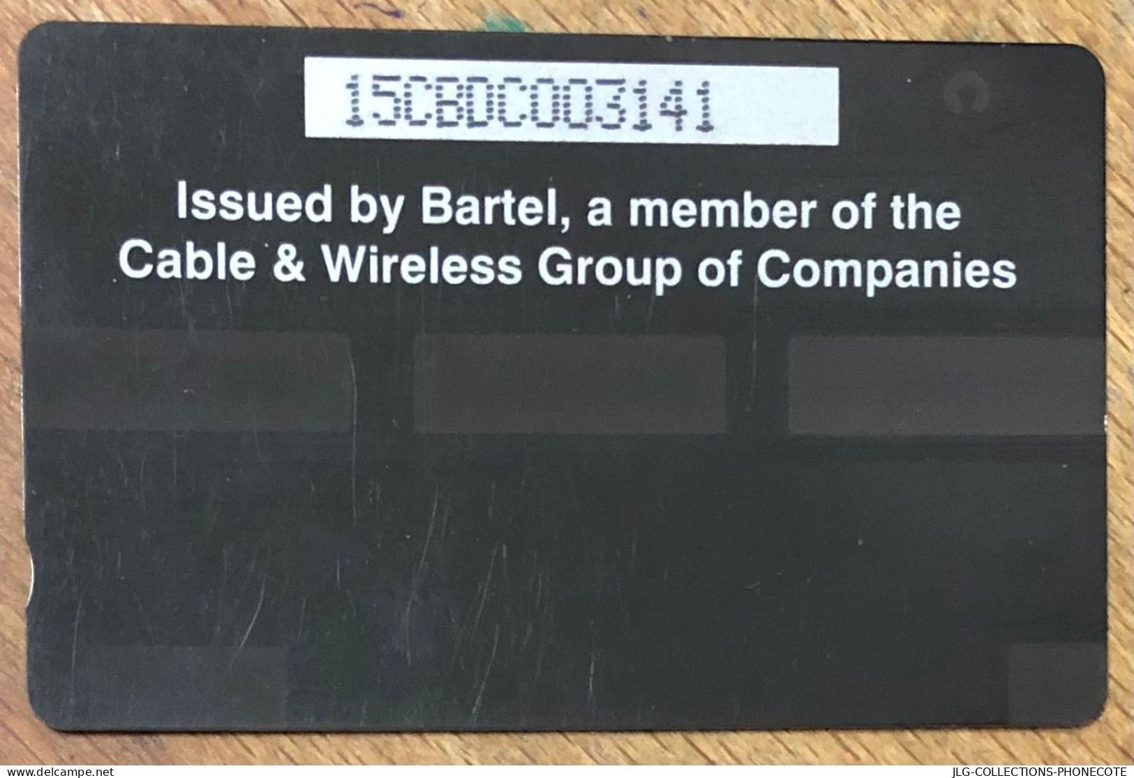 BARBADOS FLAG B$ 40 CARIBBEAN CABLE & WIRELESS SCHEDA PREPAID TELECARTE TELEFONKARTE PHONECARD - Barbados (Barbuda)