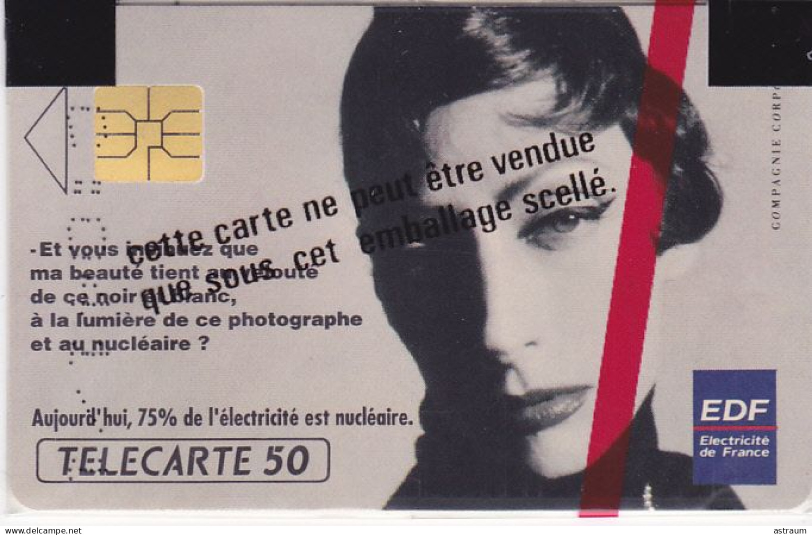 Telecarte Privée / Publique En85 NSB - Edf Femme Nucleaire - 50 U - So3 - 1991 - 50 Einheiten