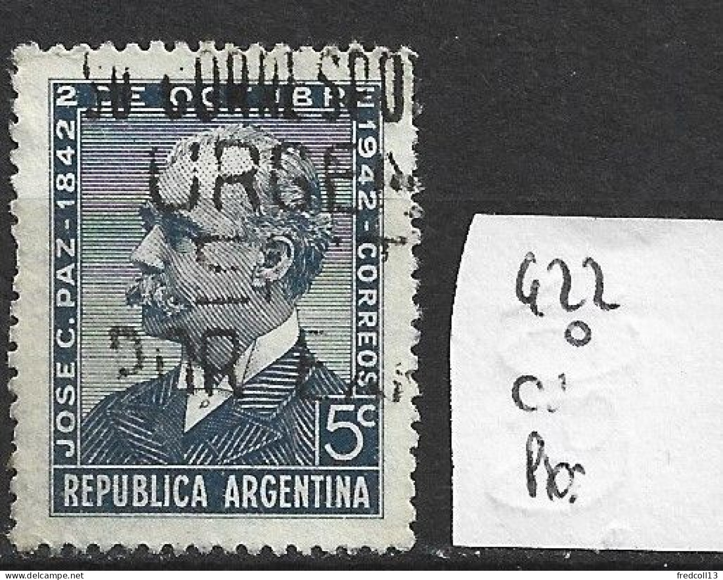 ARGENTINE 422 Oblitéré Côte 0.15 € - Usati