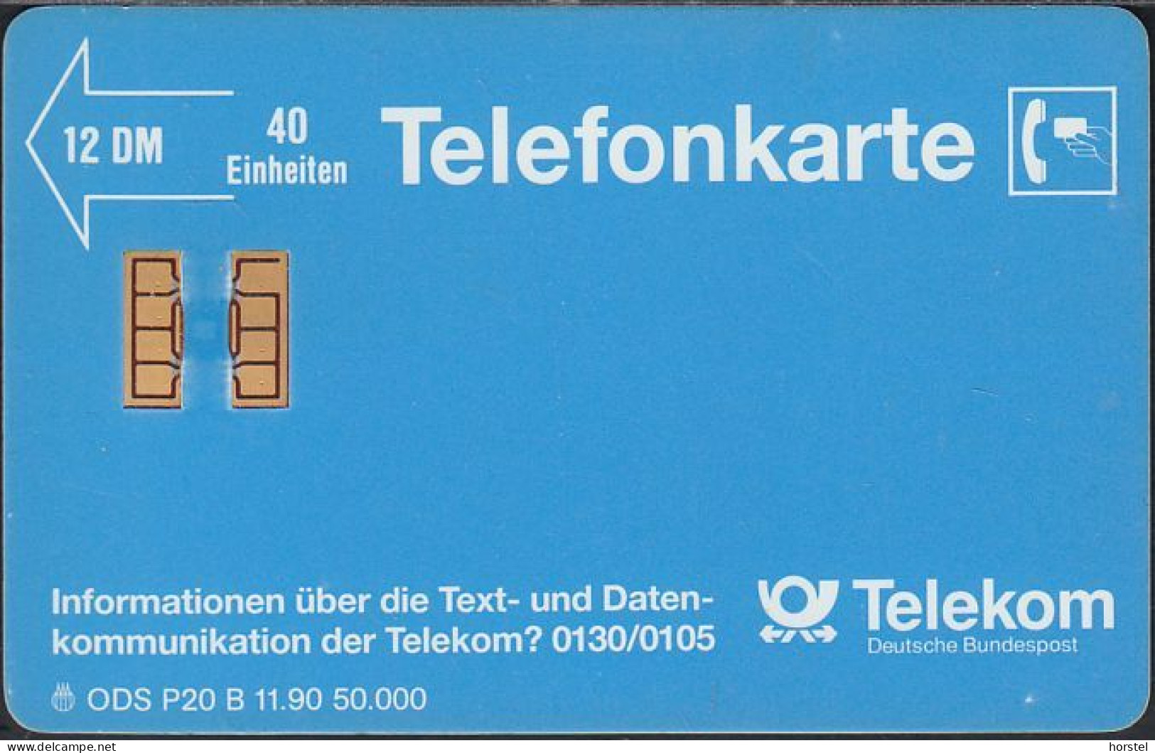 GERMANY P20B/90 Telefax - 2101 (old Card) - P & PD-Series: Schalterkarten Der Dt. Telekom