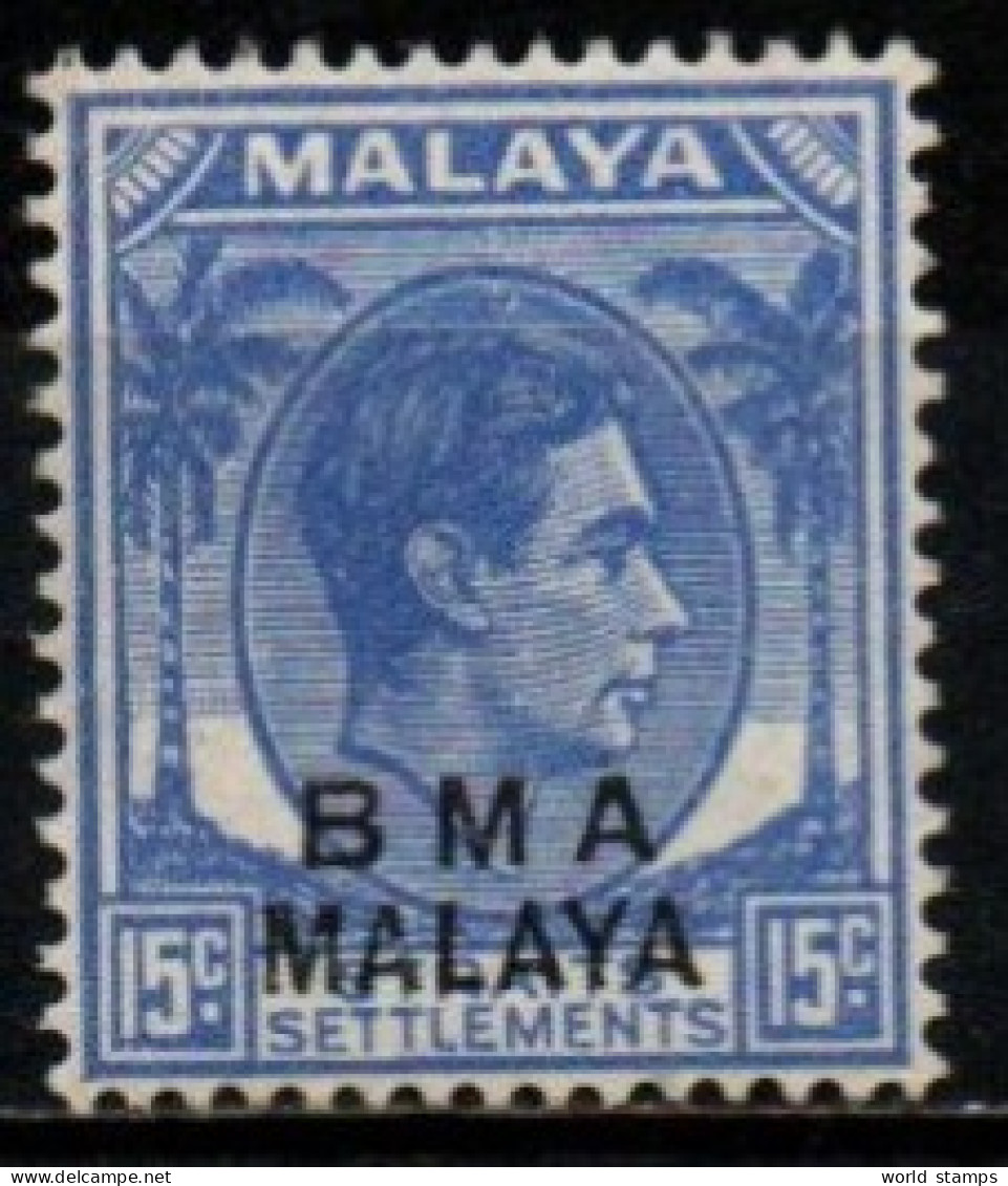 B.M.A. MALAYA 1945 * - Malaya (British Military Administration)