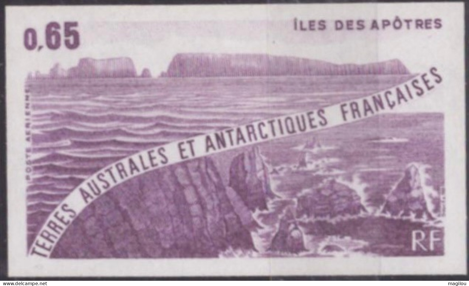 Essai De Couleur  Taaf/fsat Ile Des Apôtres Crozet Yvert PA 73  MNH **2 - Ongetande, Proeven & Plaatfouten