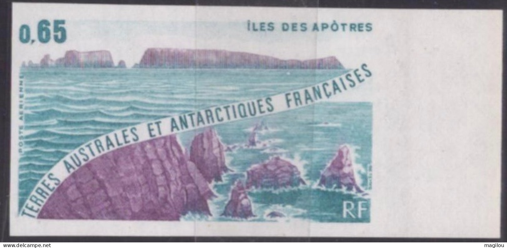 Essai De Couleur Multicolore  Taaf/fsat Ile Des Apôtres Crozet Yvert PA 73  MNH **4 - Ongetande, Proeven & Plaatfouten