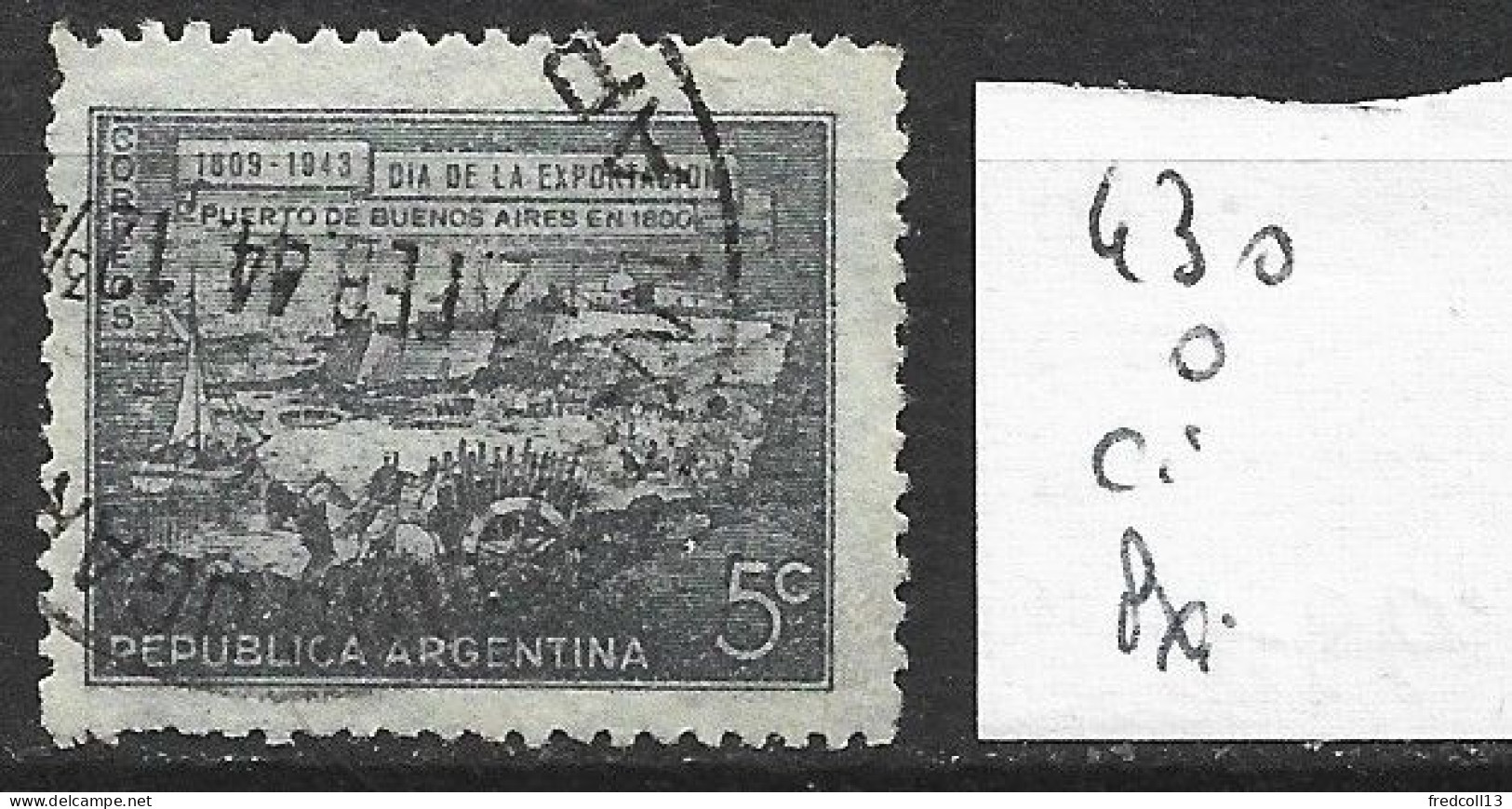 ARGENTINE 430 Oblitéré Côte 0.15 € - Used Stamps