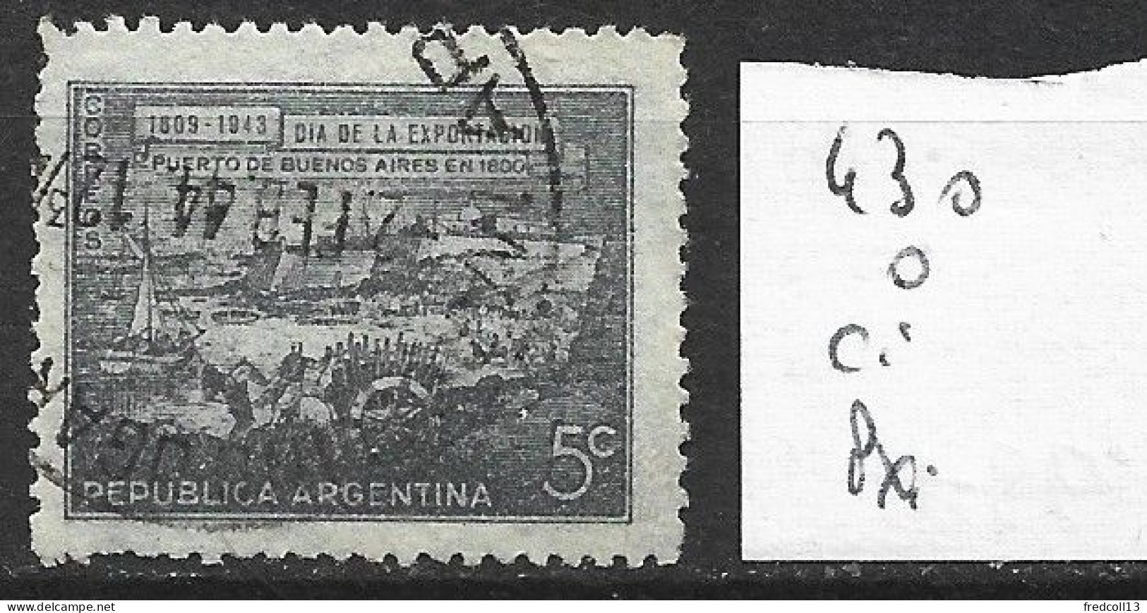 ARGENTINE 430 Oblitéré Côte 0.15 € - Usati