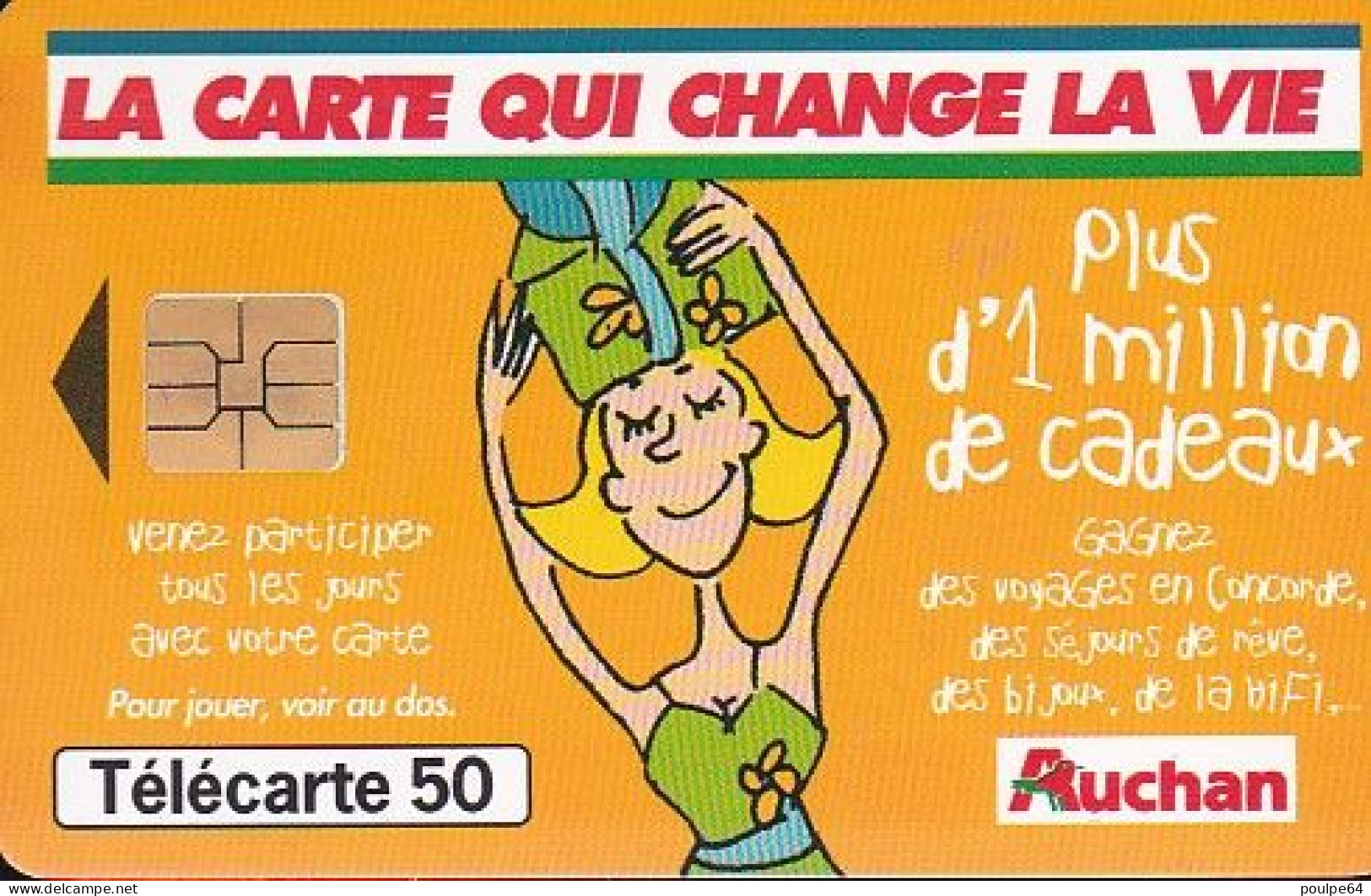 F1010A  09/1999 - AUCHAN ORANGE - 50 SO3 - 1999