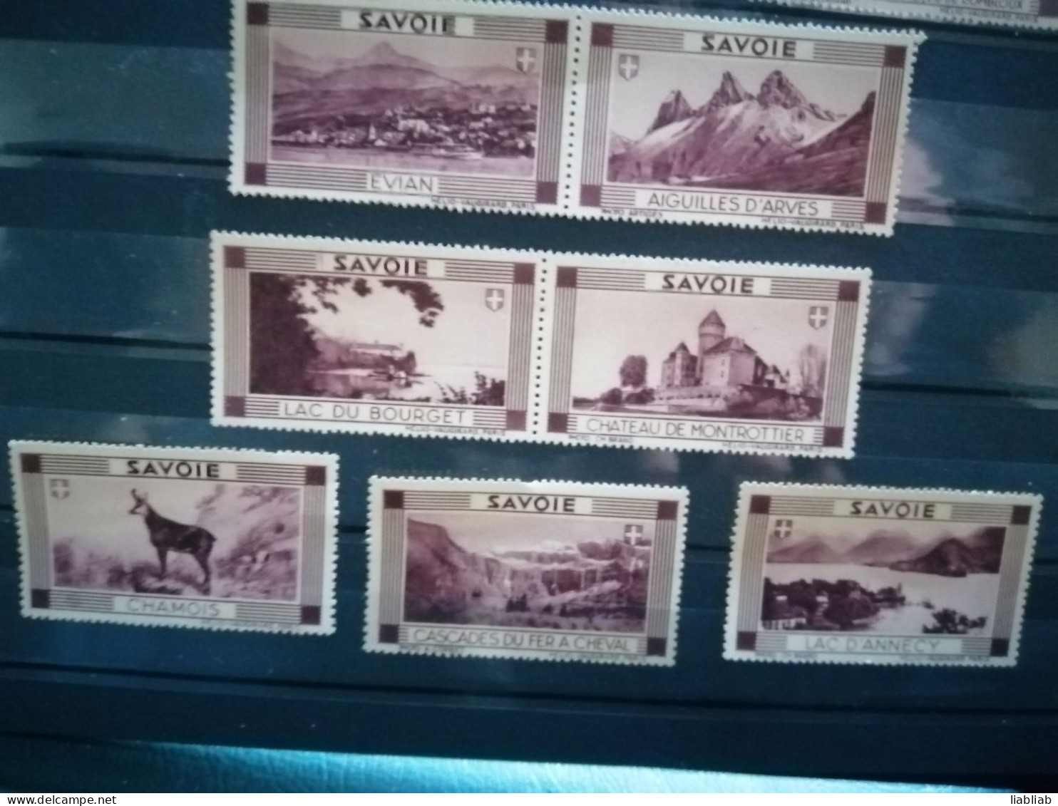 SAVOIE = ERINNOPHILIE = 18 TIMBRES DE SAVOIE - Erinnophilie