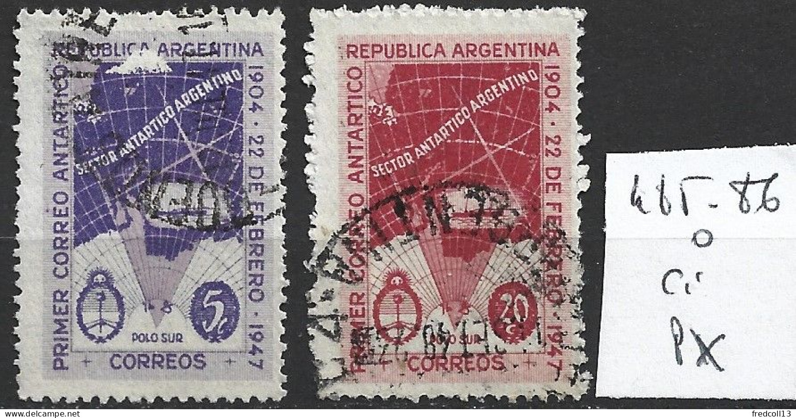 ARGENTINE 485-86 Oblitérés Côte 0.40 € - Oblitérés