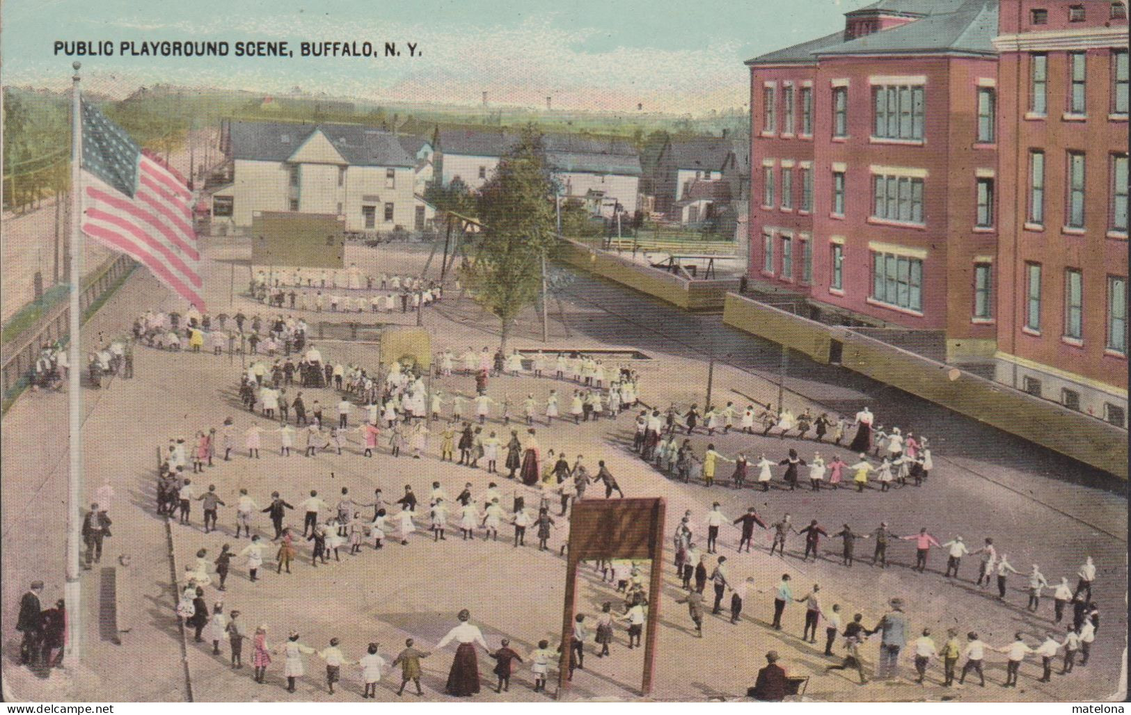 ETATS UNIS NY - NEW YORK BUFFALO PUBLIC PLAYGROUND SCENE - Buffalo