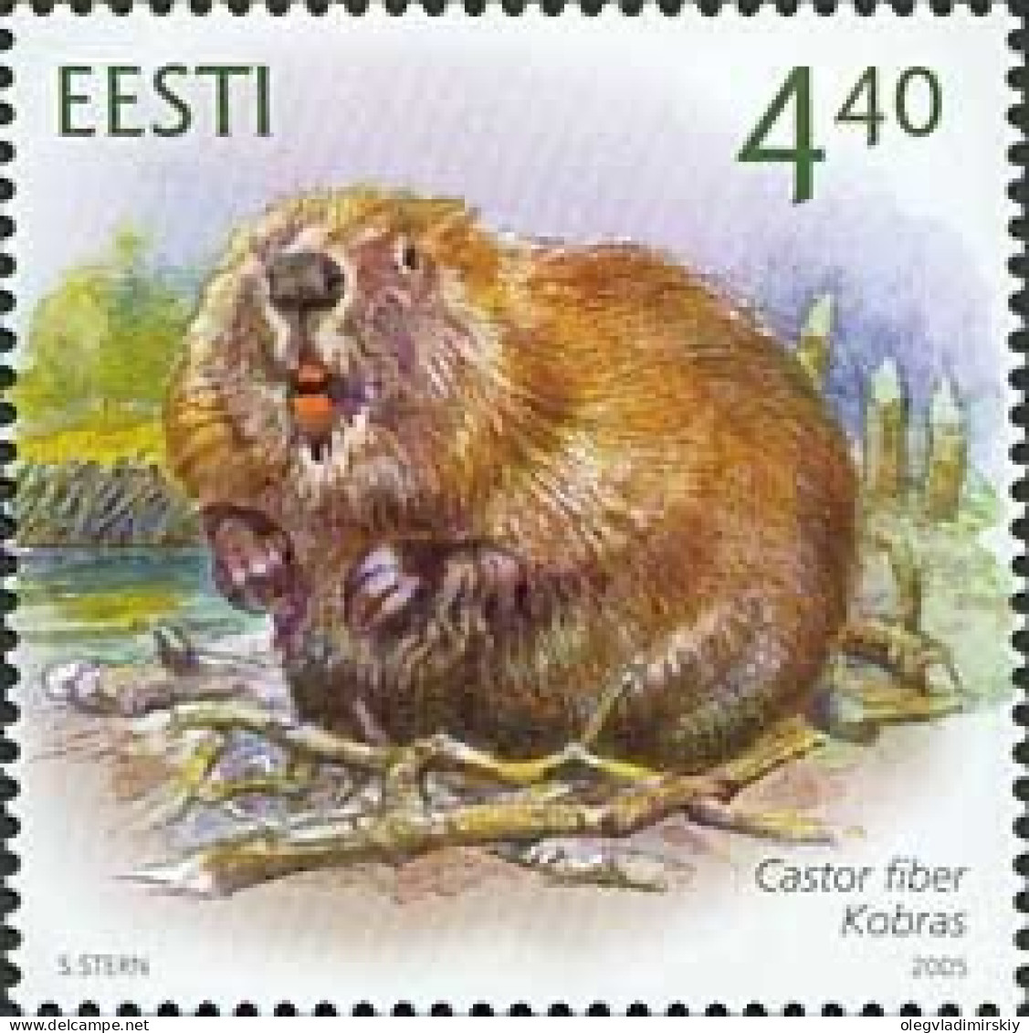 Estonia Estland Estonie 2005 Beaver Stamp MNH - Estonie