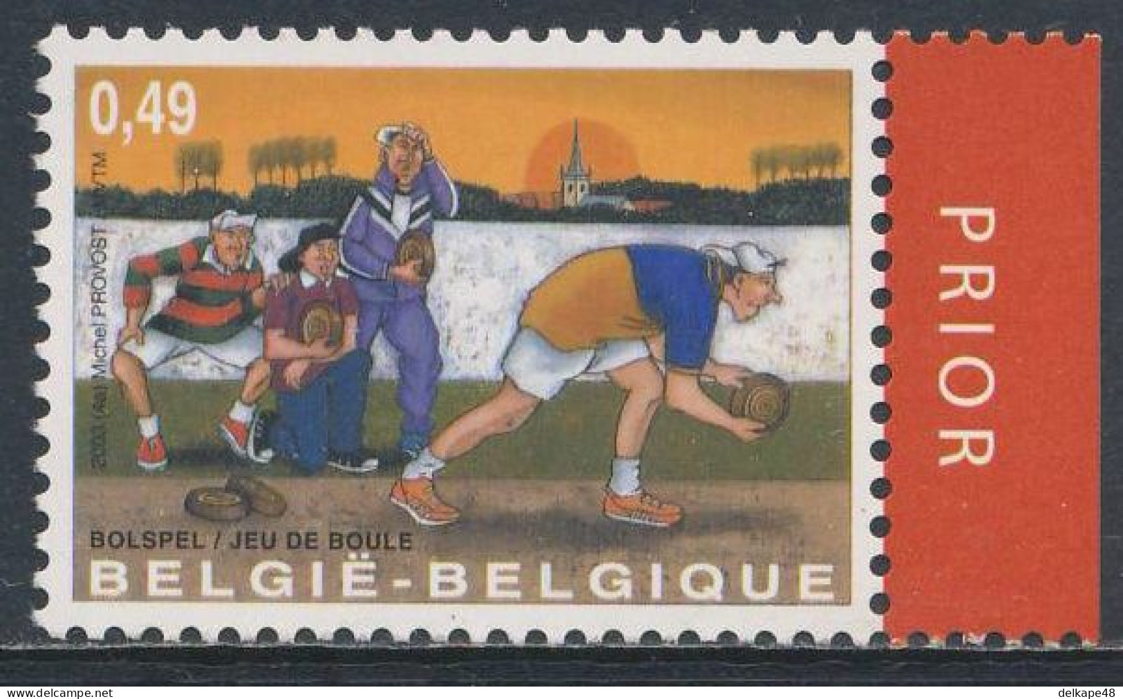 Belgie Belgique Belgium 2003 Mi 3206 YT 3150 SG 3747 ** Jeu De Boule / Bowls / Bolspel / Petanque - Petanque