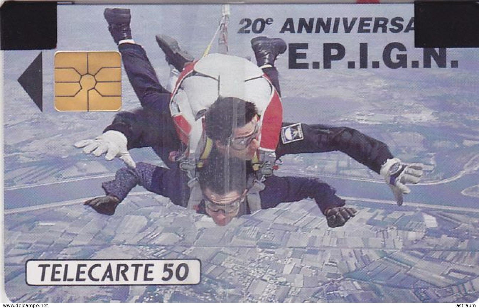 Telecarte Privée / Publique En144 NSB - E.P.I.G.N. - 50 U - GEM - 1991 Gendarmes Parachutistes - 50 Units