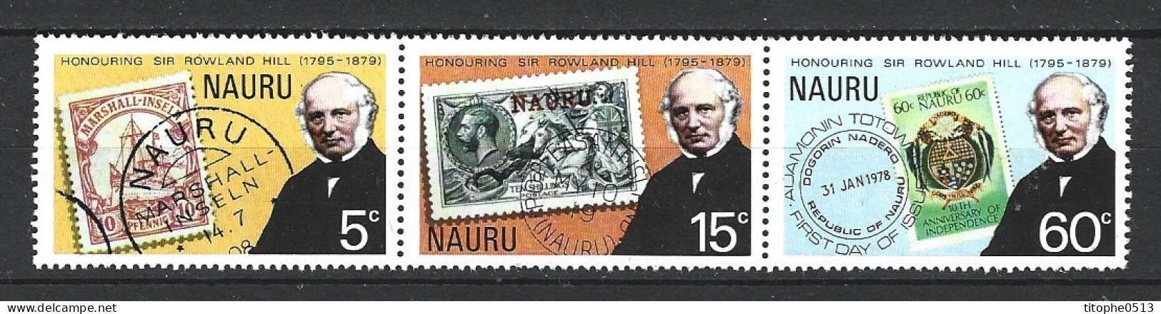 NAURU. Timbres Issus Du  BF 2 De 1979. Rowland Hill/Timbres Sur Timbres. - Rowland Hill