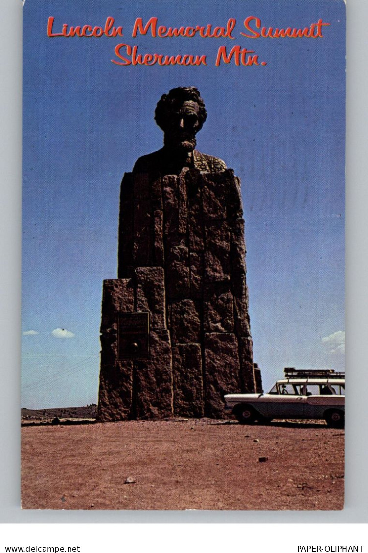 USA - WYOMING - Lincoln Memorial Sherman Mt., 1966 - Laramie