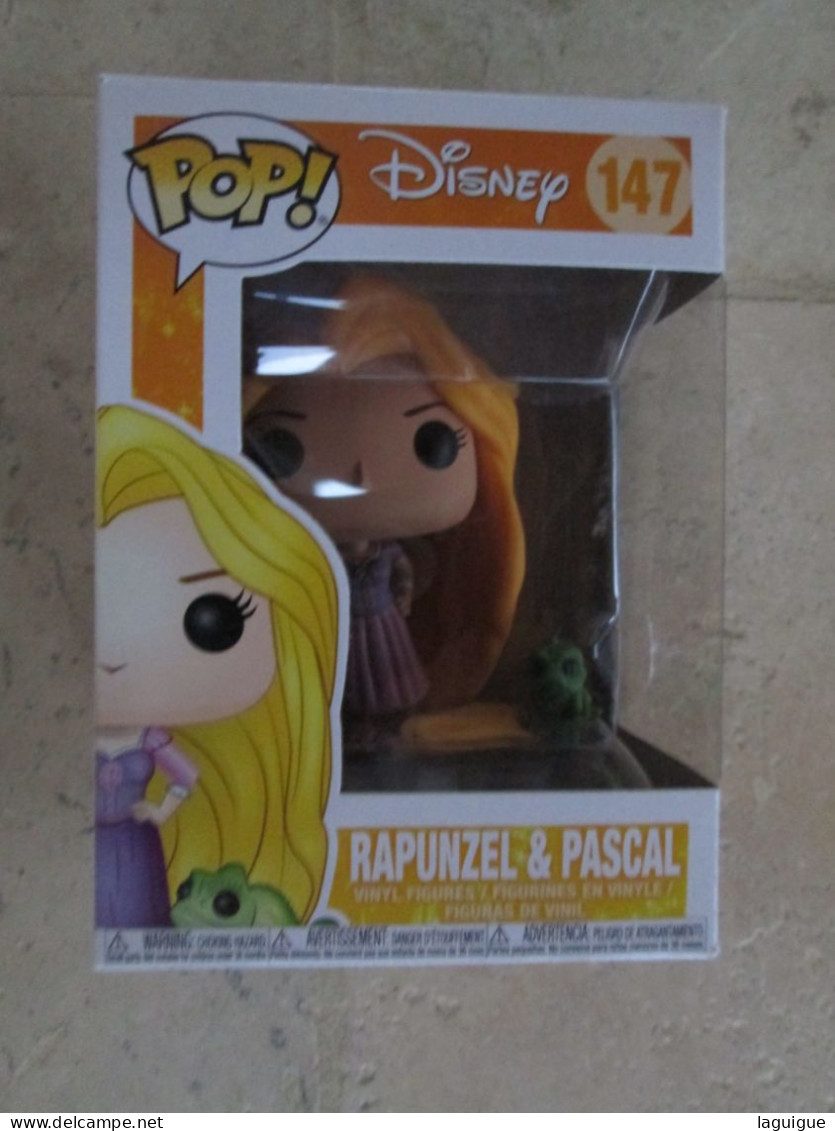 FUNKO POP AVEC BOITE N°147 RAIPONCE ET PASCAL - Disney